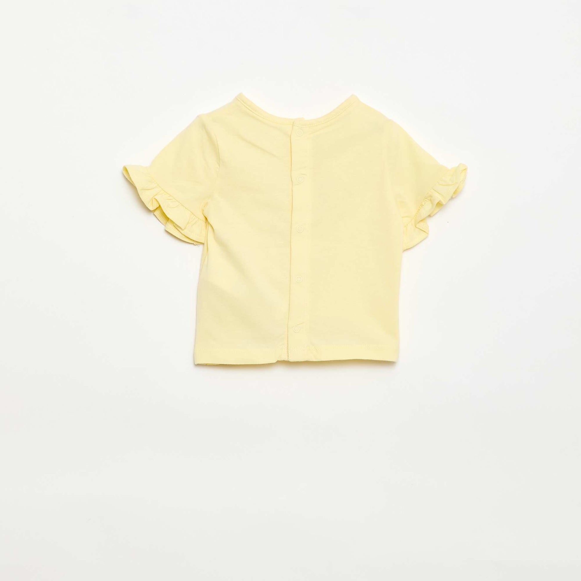 T-shirt 'Disney' 'Minnie' à manches courtes JAUNE