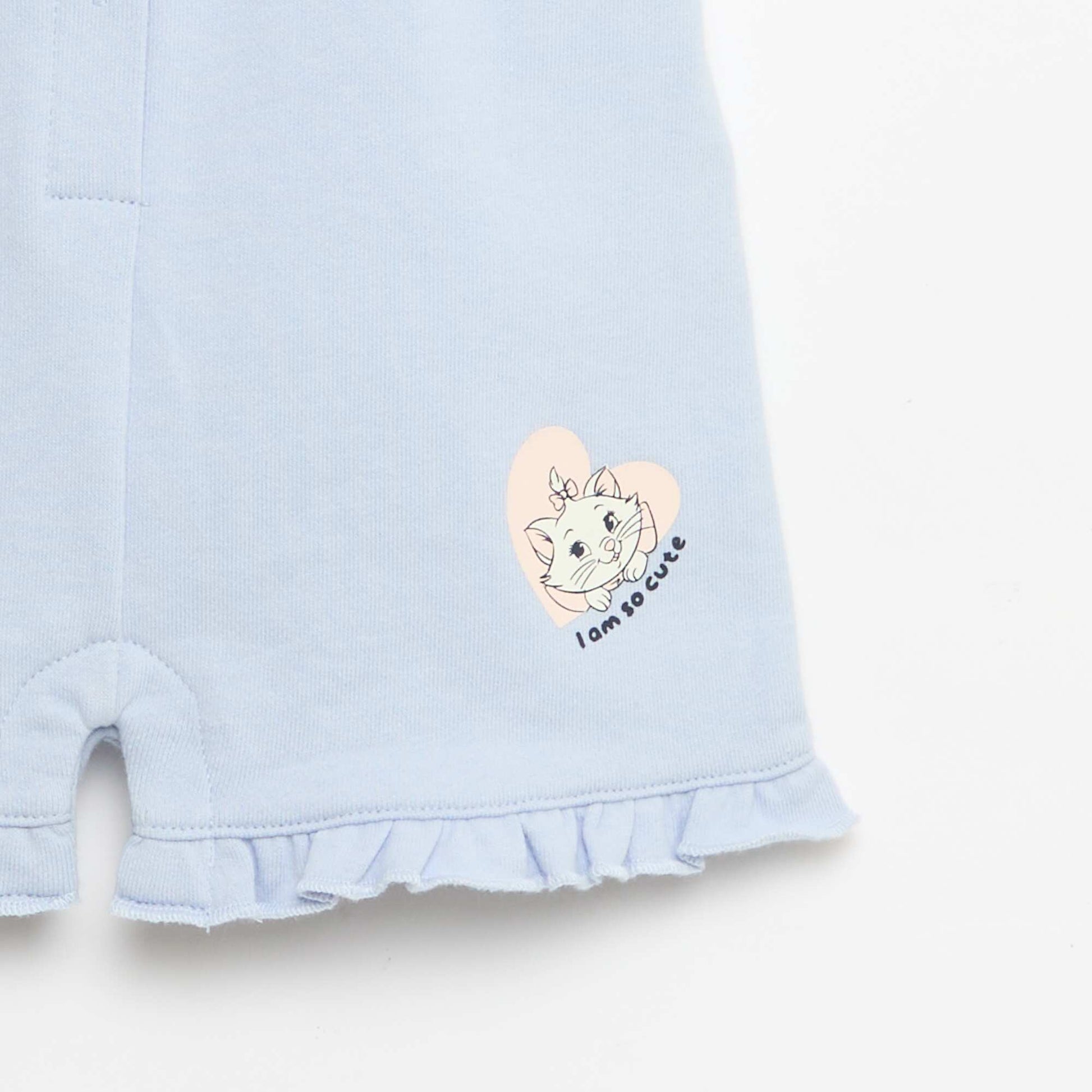 Ensemble 'Disney' 2 pièces - T-shirt + combinaison courte BLEU