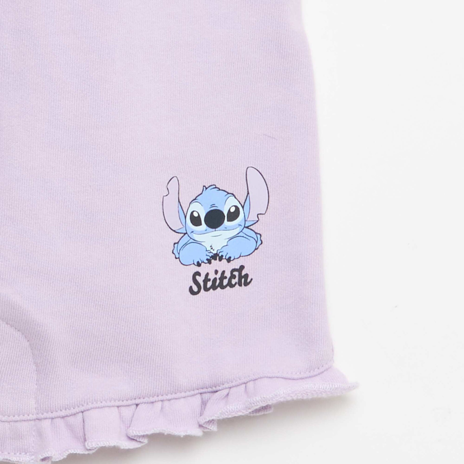 Ensemble 'Disney' 2 pièces - T-shirt + combinaison courte VIOLET