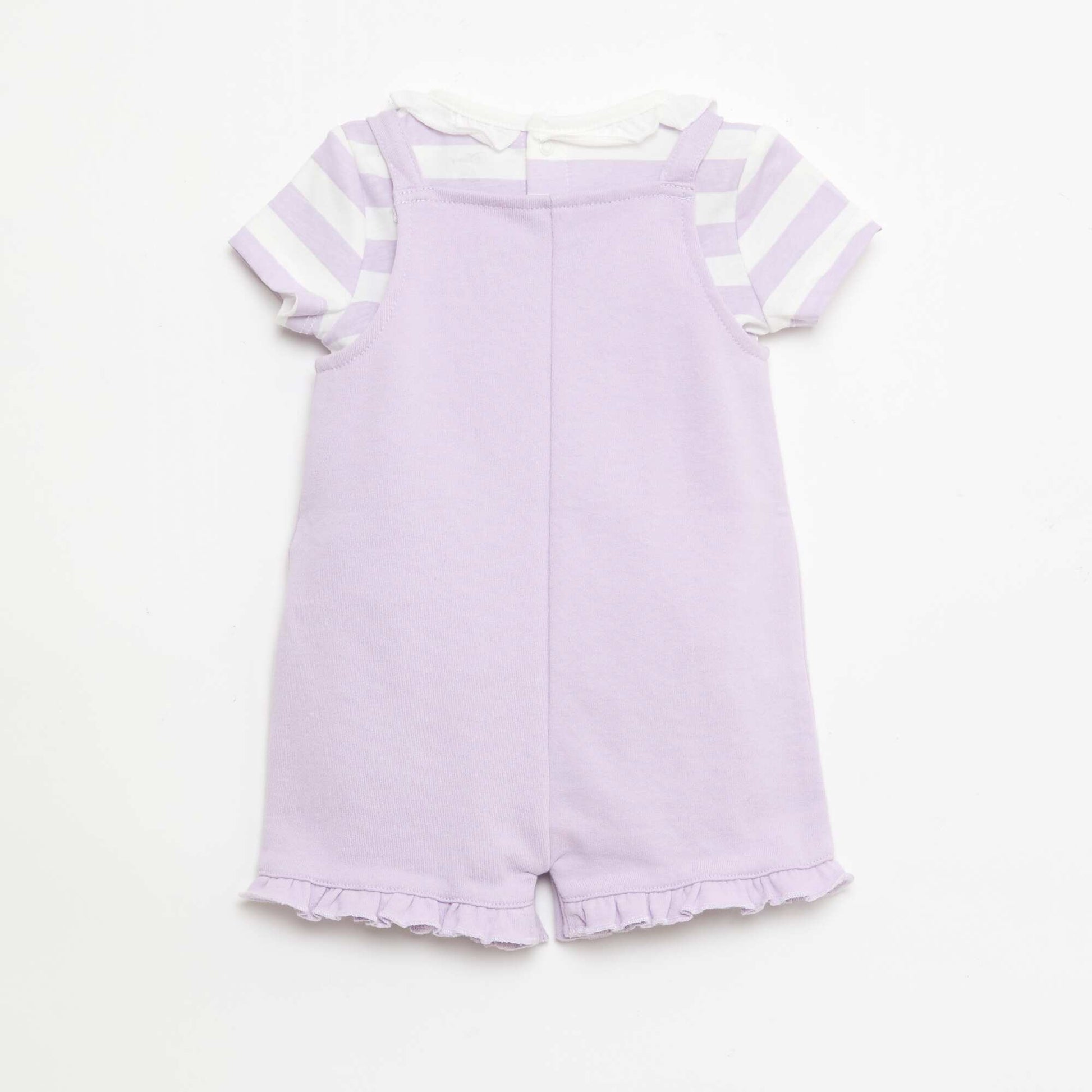 Ensemble 'Disney' 2 pièces - T-shirt + combinaison courte VIOLET