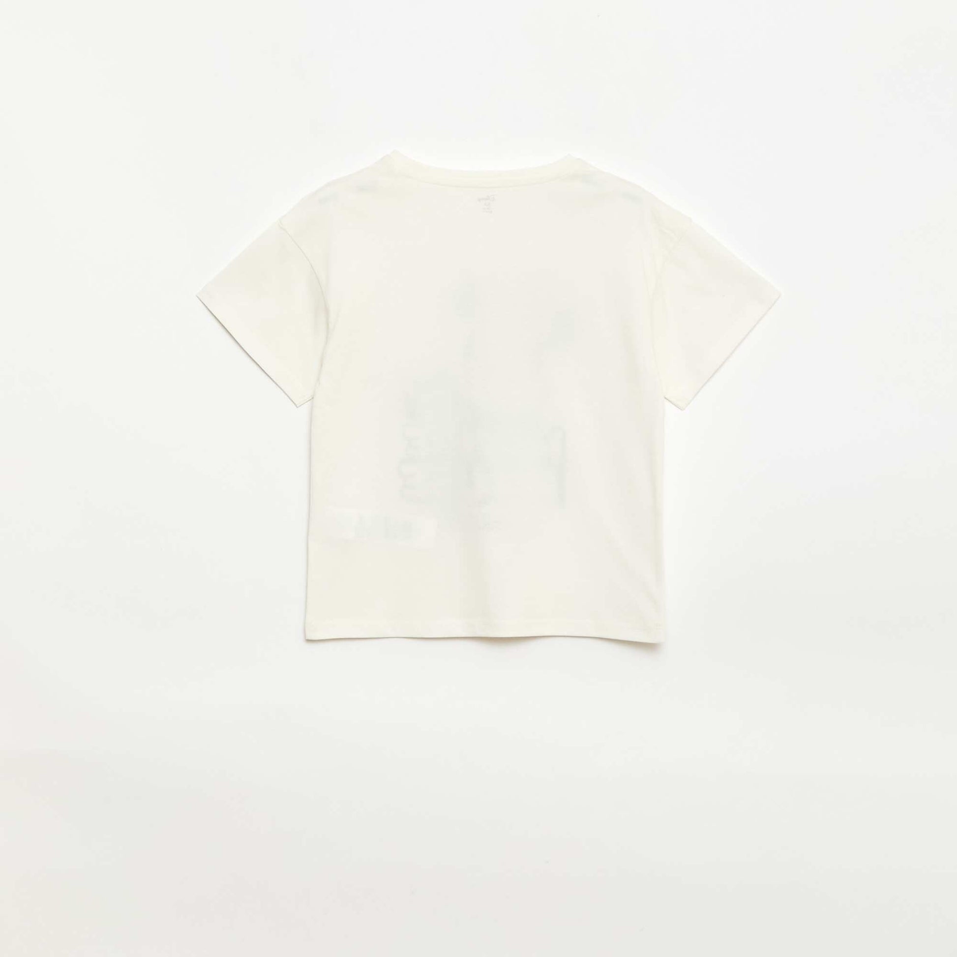 T-shirt uni 'Disney' 'Minnie' en coton BLANC
