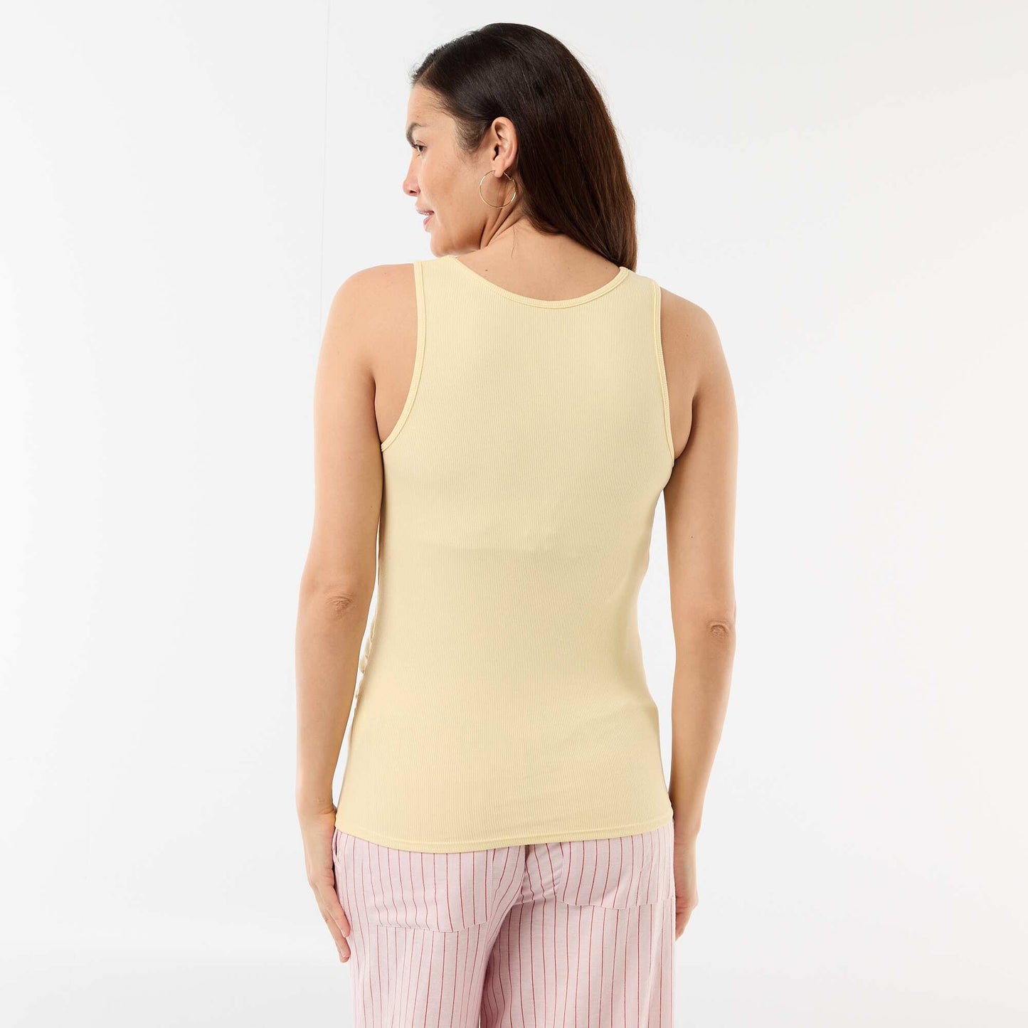 Débardeur de grossesse à emmanchures américaines JAUNE