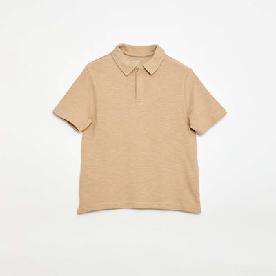 T-shirt polo MARRON