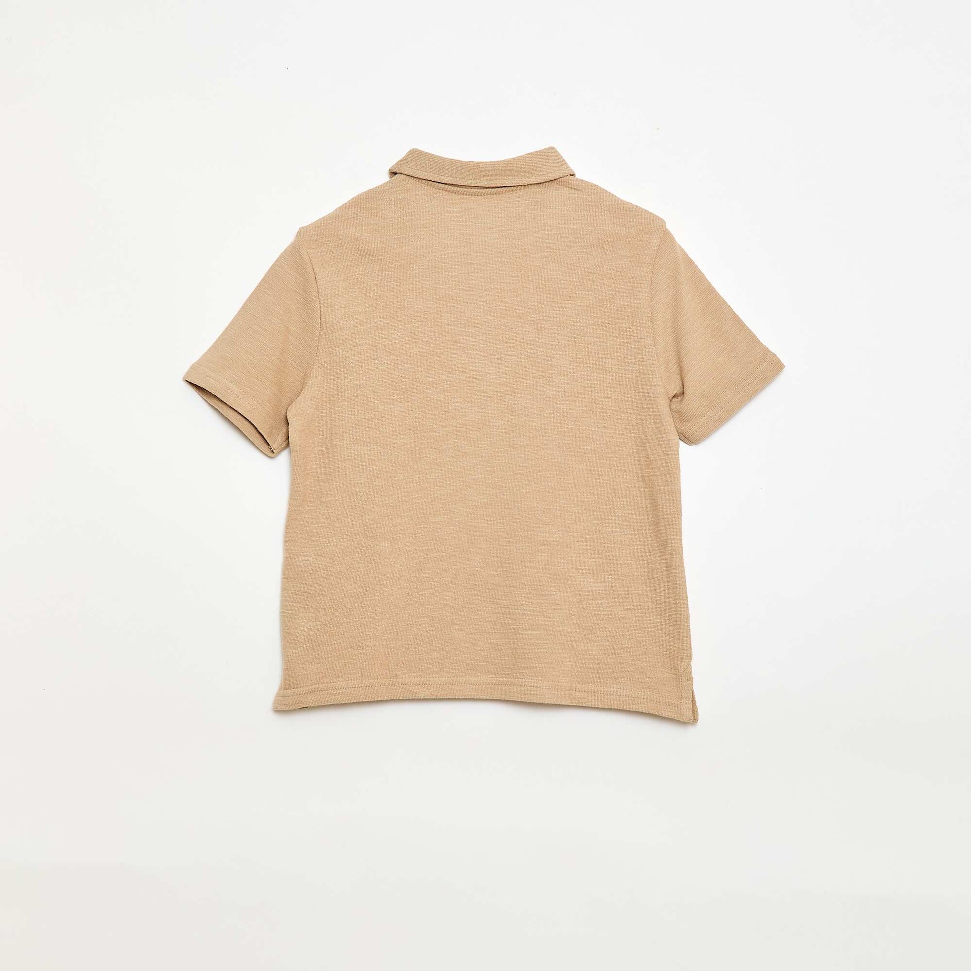 T-shirt polo MARRON