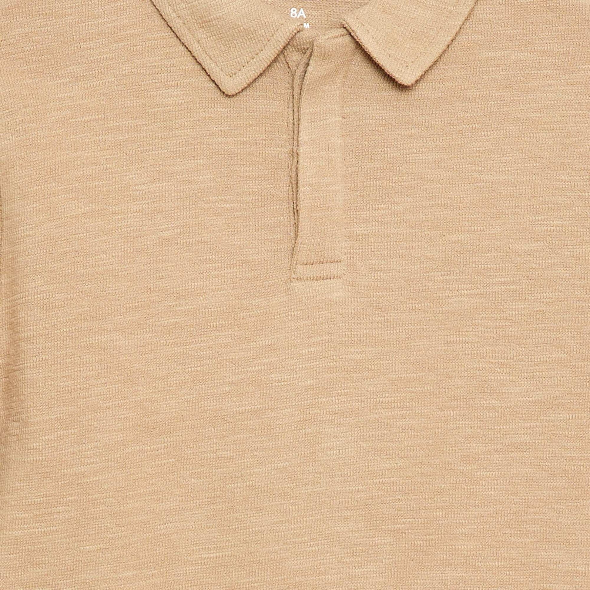 T-shirt polo MARRON
