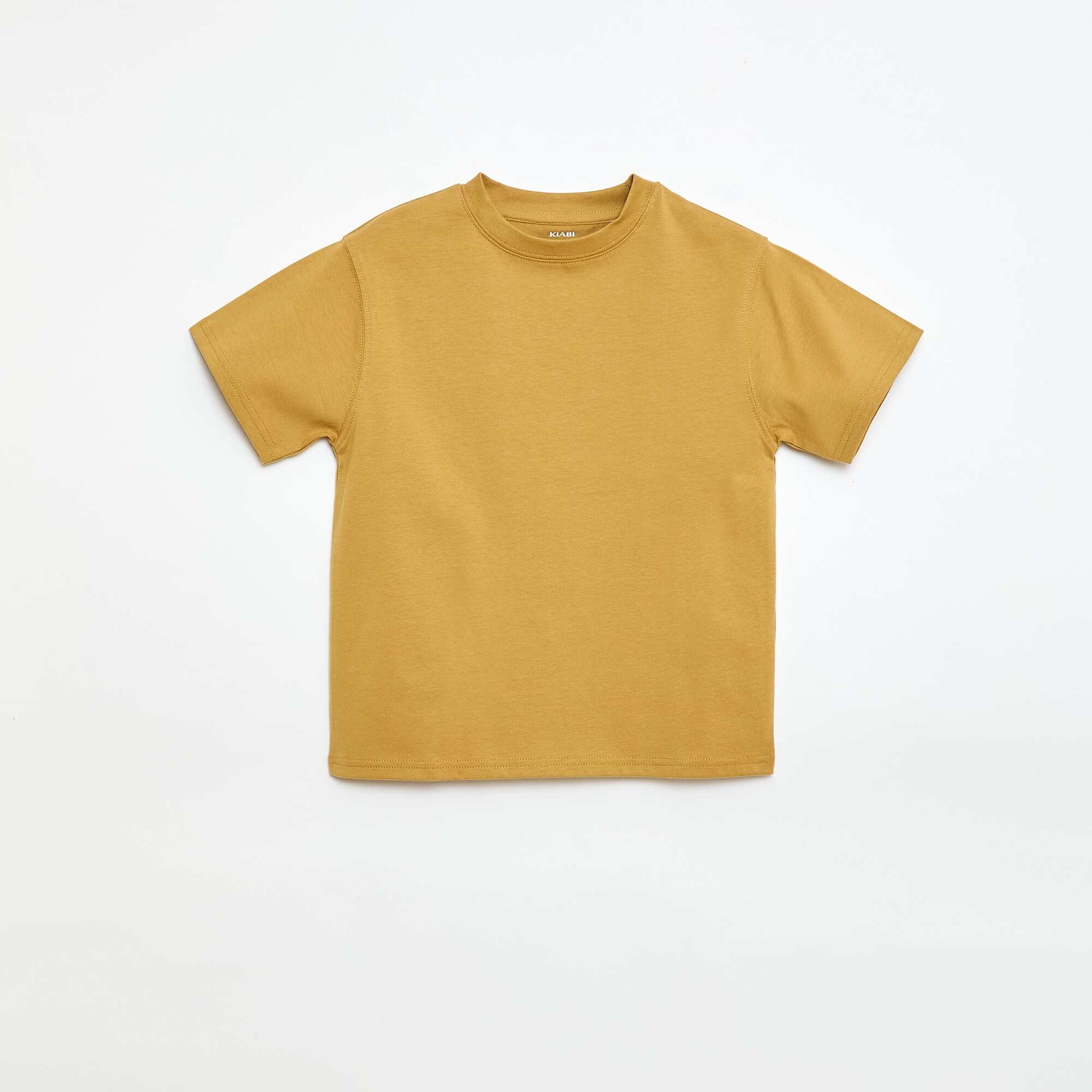 T-shirt en coton premium JAUNE