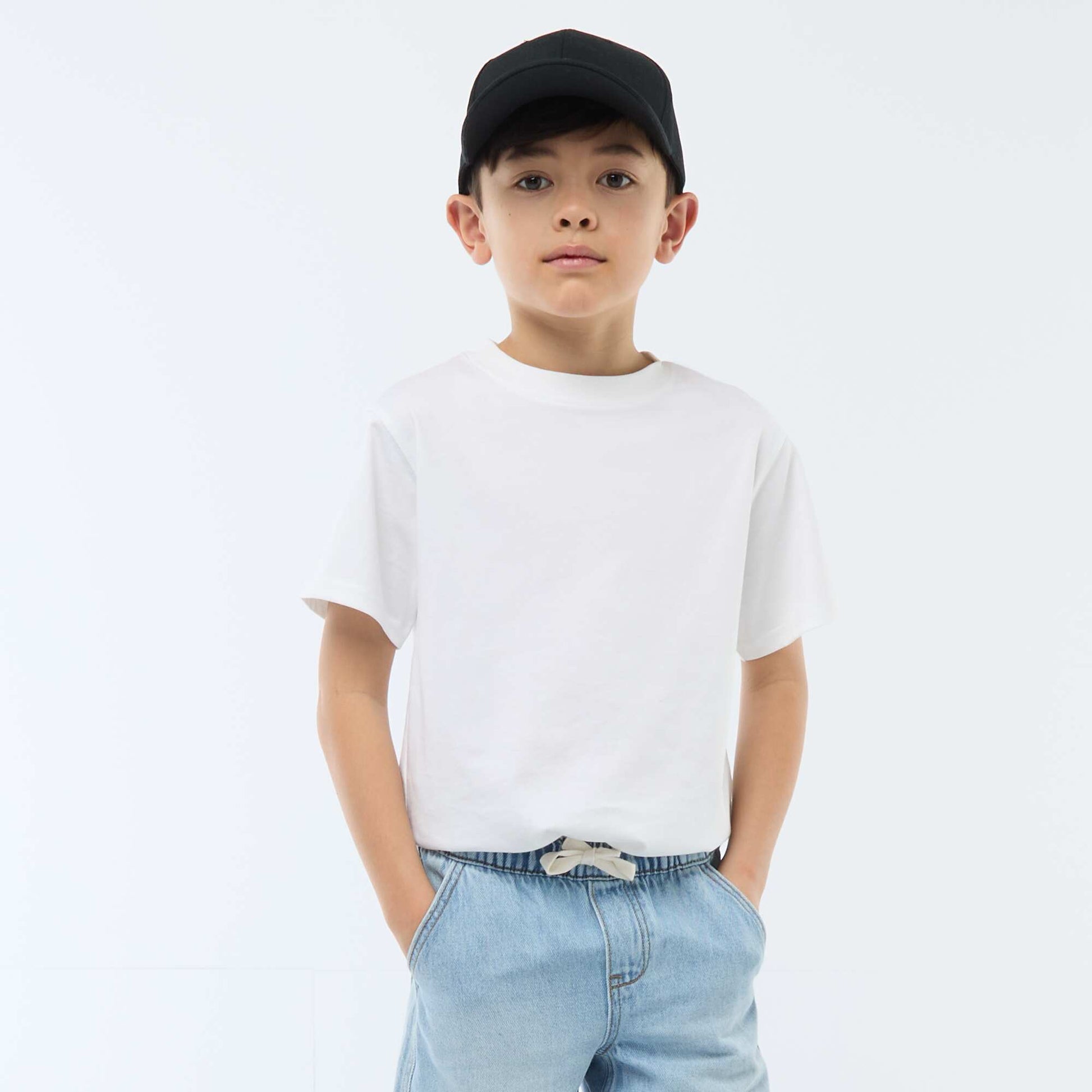 T-shirt en coton premium BLANC
