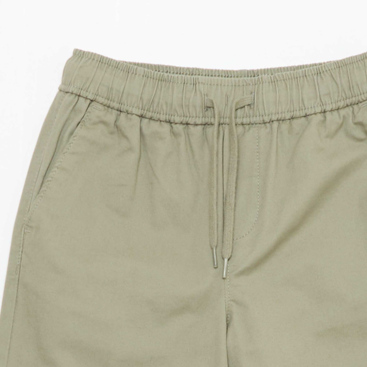 Jogpant uni avec ourlets VERT