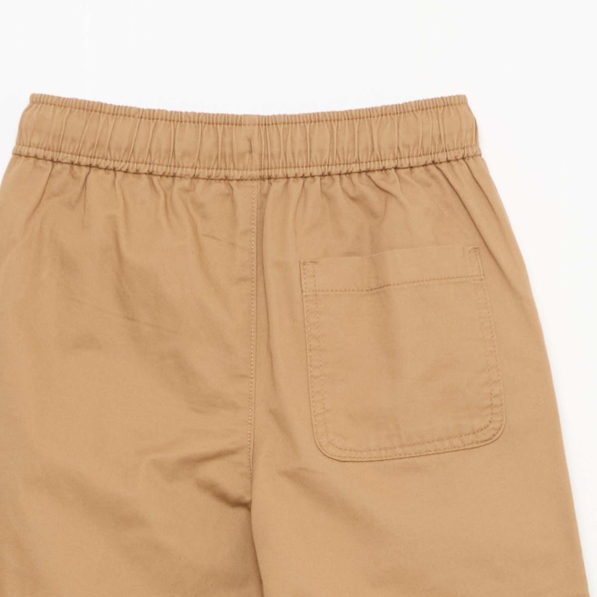 Jogpant uni avec ourlets BEIGE