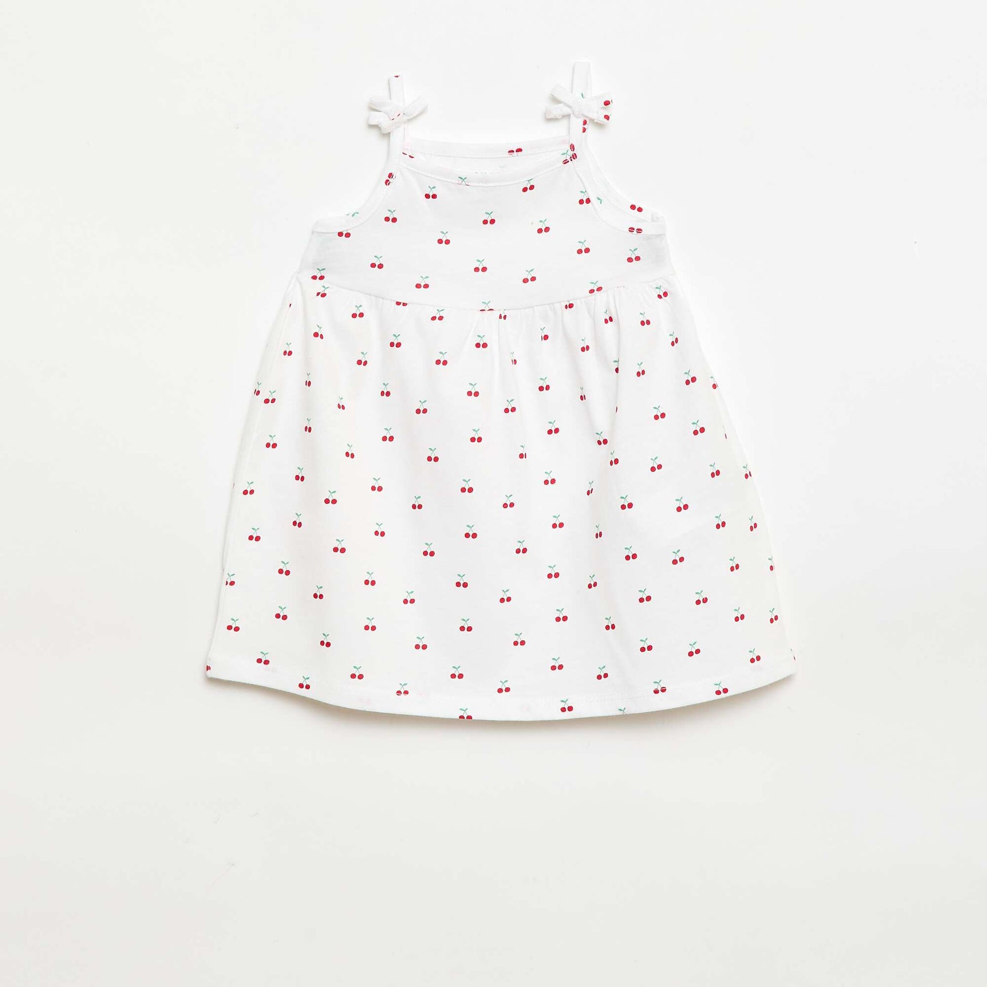 Lot de 2 robes à bretelles BLANC