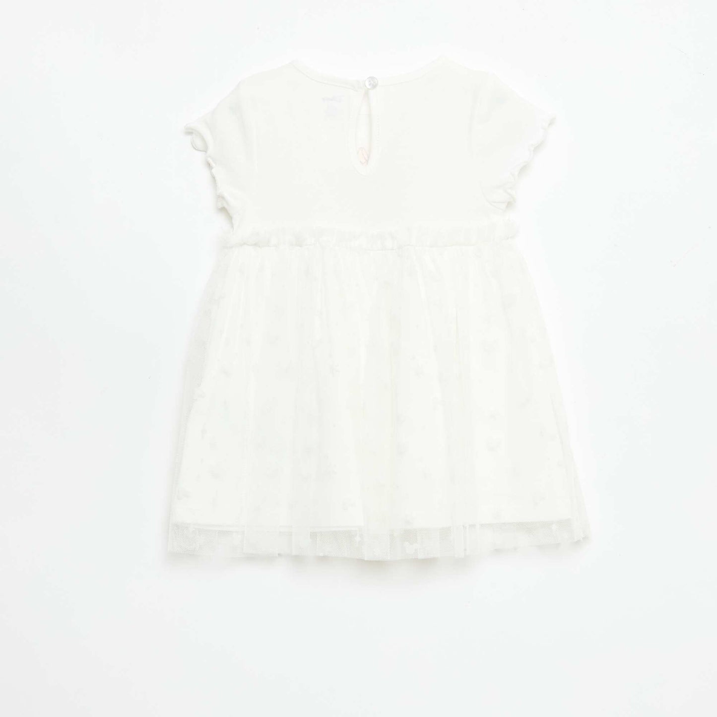 Robe 'Disney' 'Minnie' avec tulle en coton BLANC