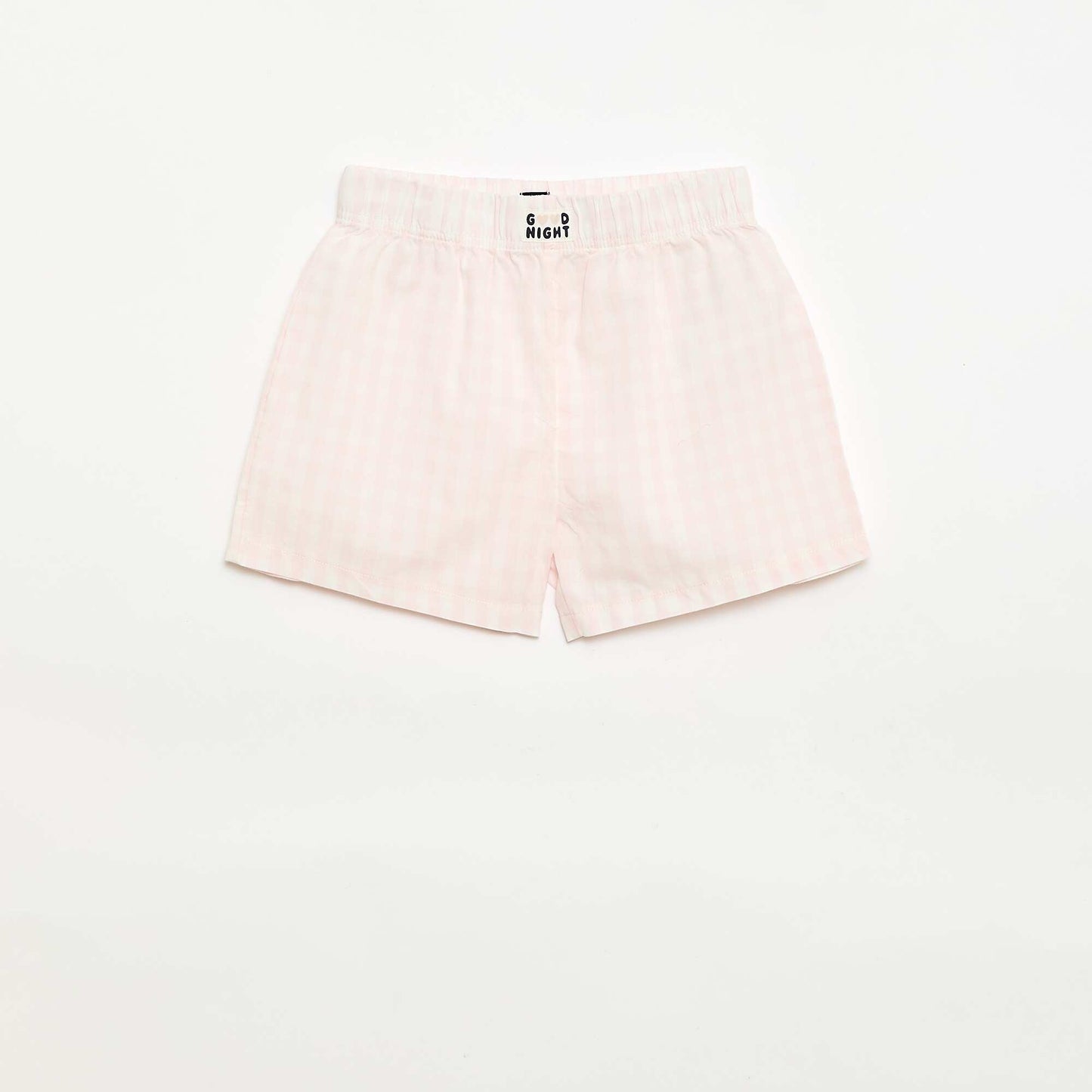 Ensemble de 2 shorts de nuit en popeline de coton ROSE