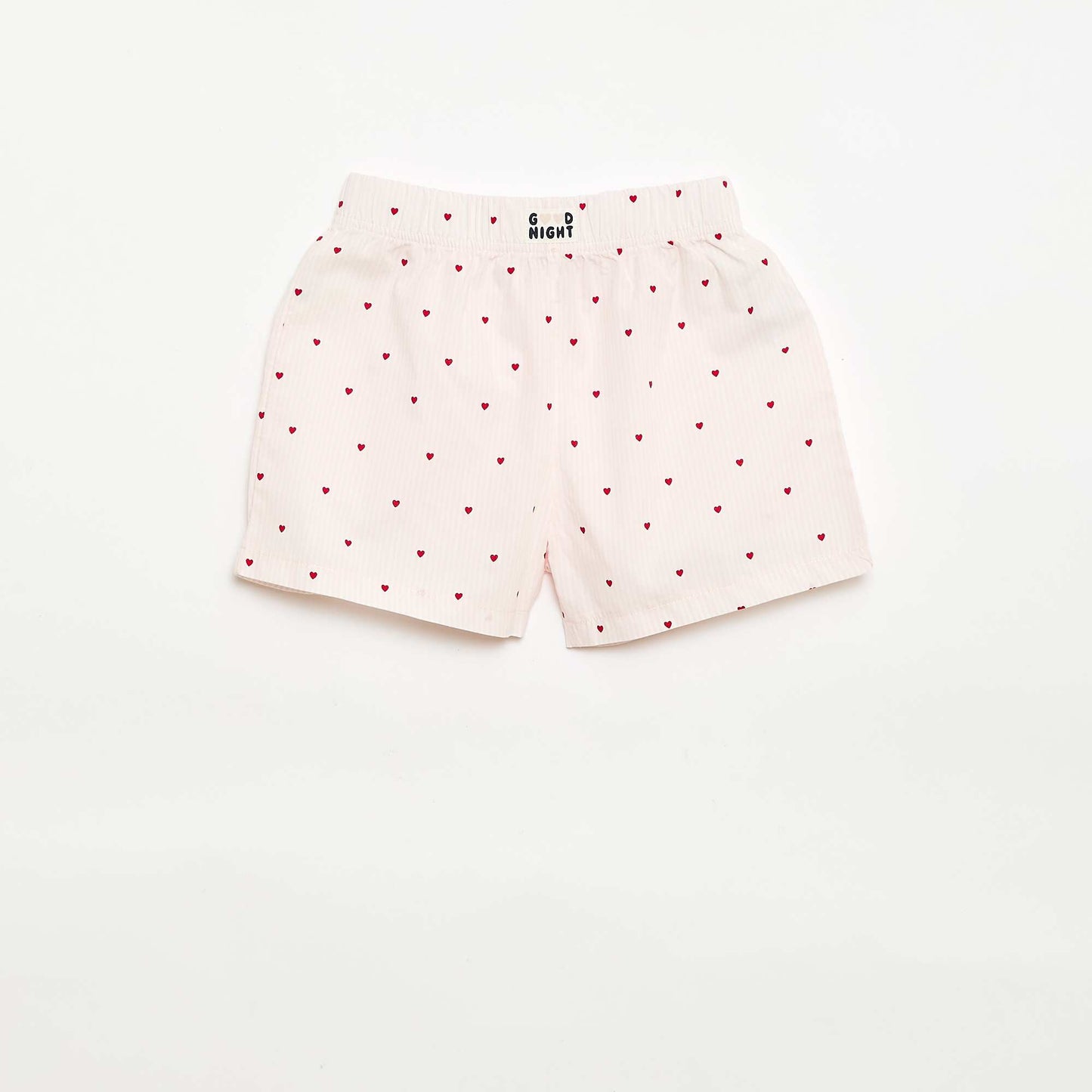 Ensemble de 2 shorts de nuit en popeline de coton ROSE