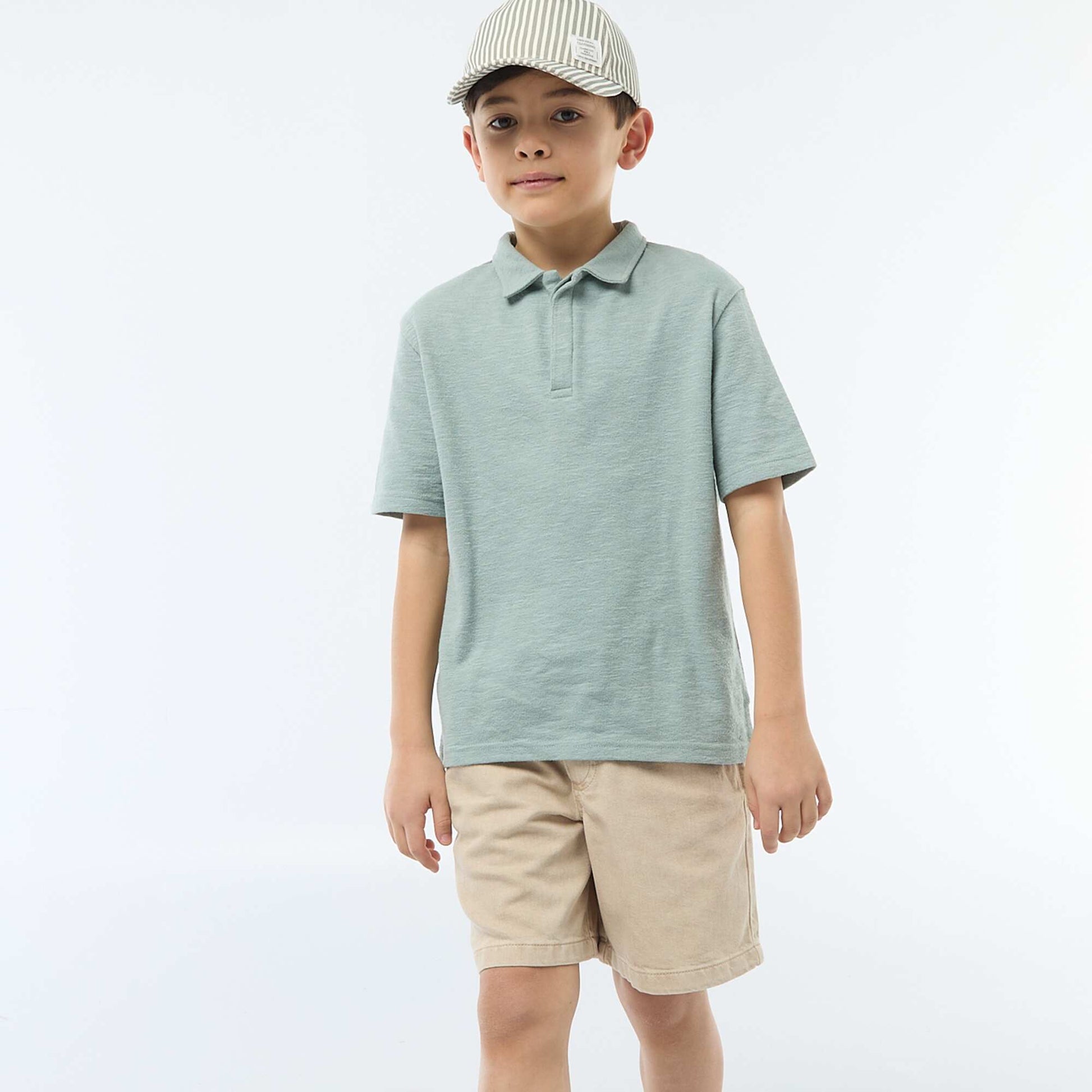 Bermuda en twill BEIGE