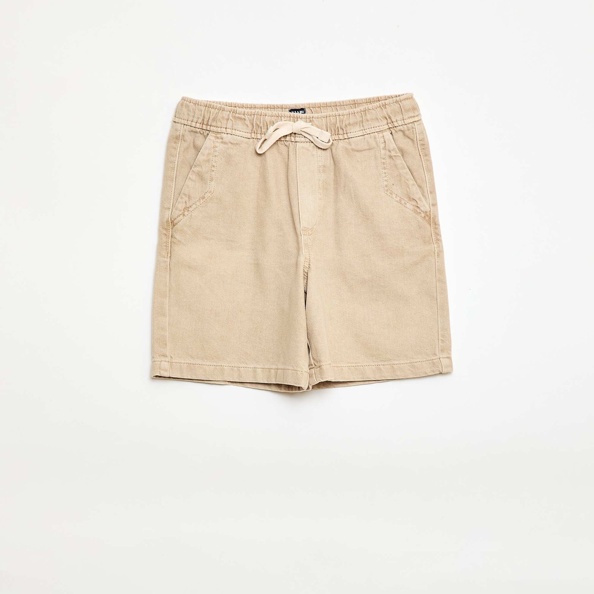 Bermuda en twill BEIGE