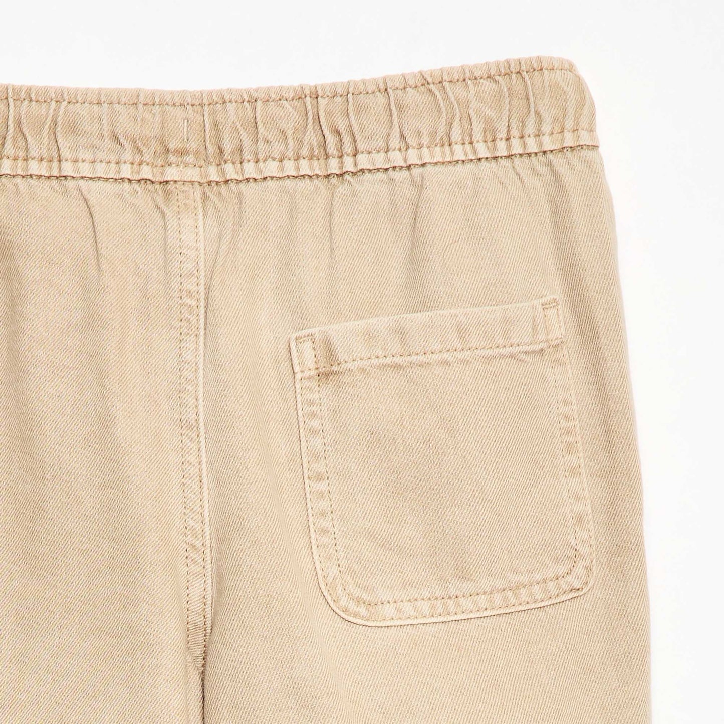Bermuda en twill BEIGE