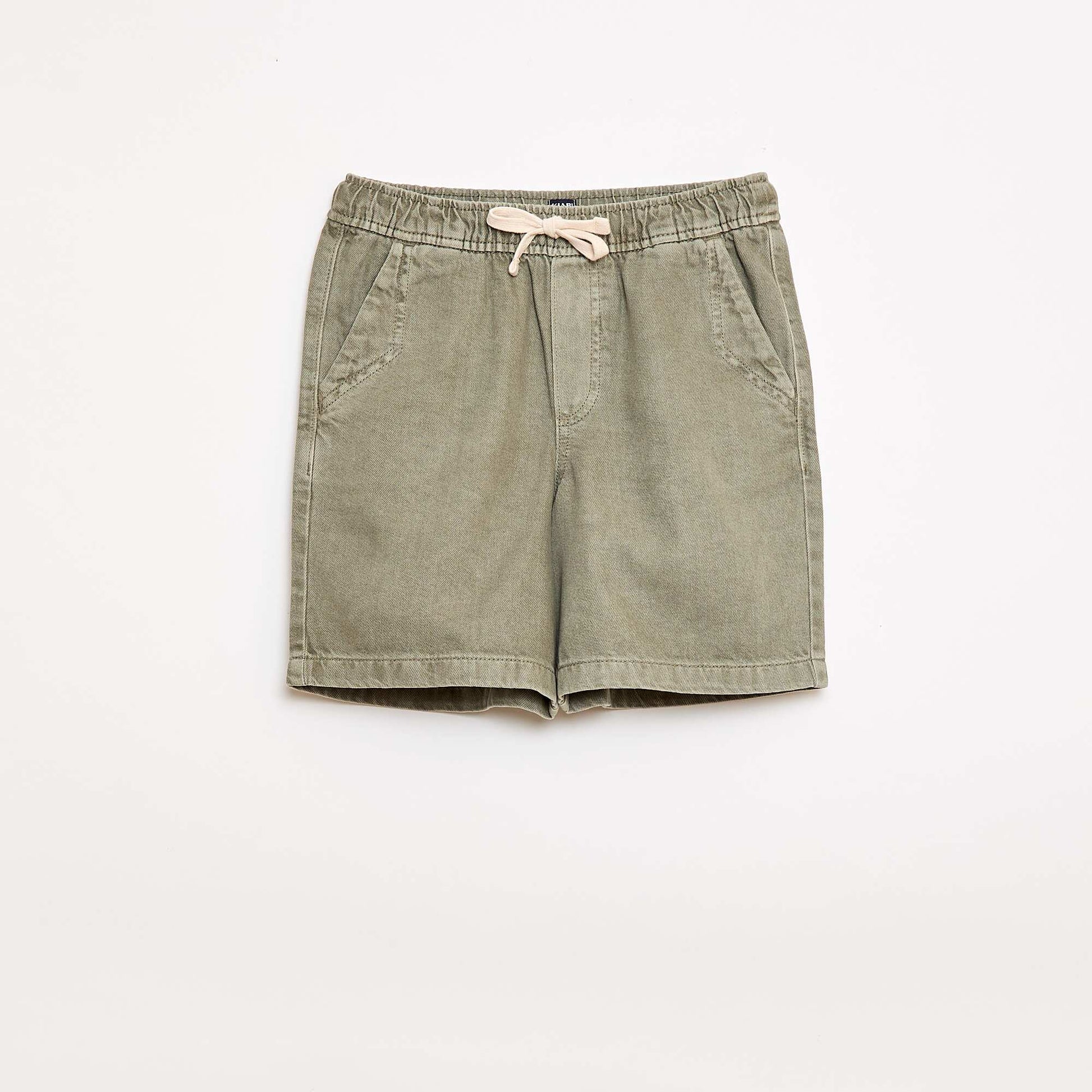 Bermuda en twill VERT