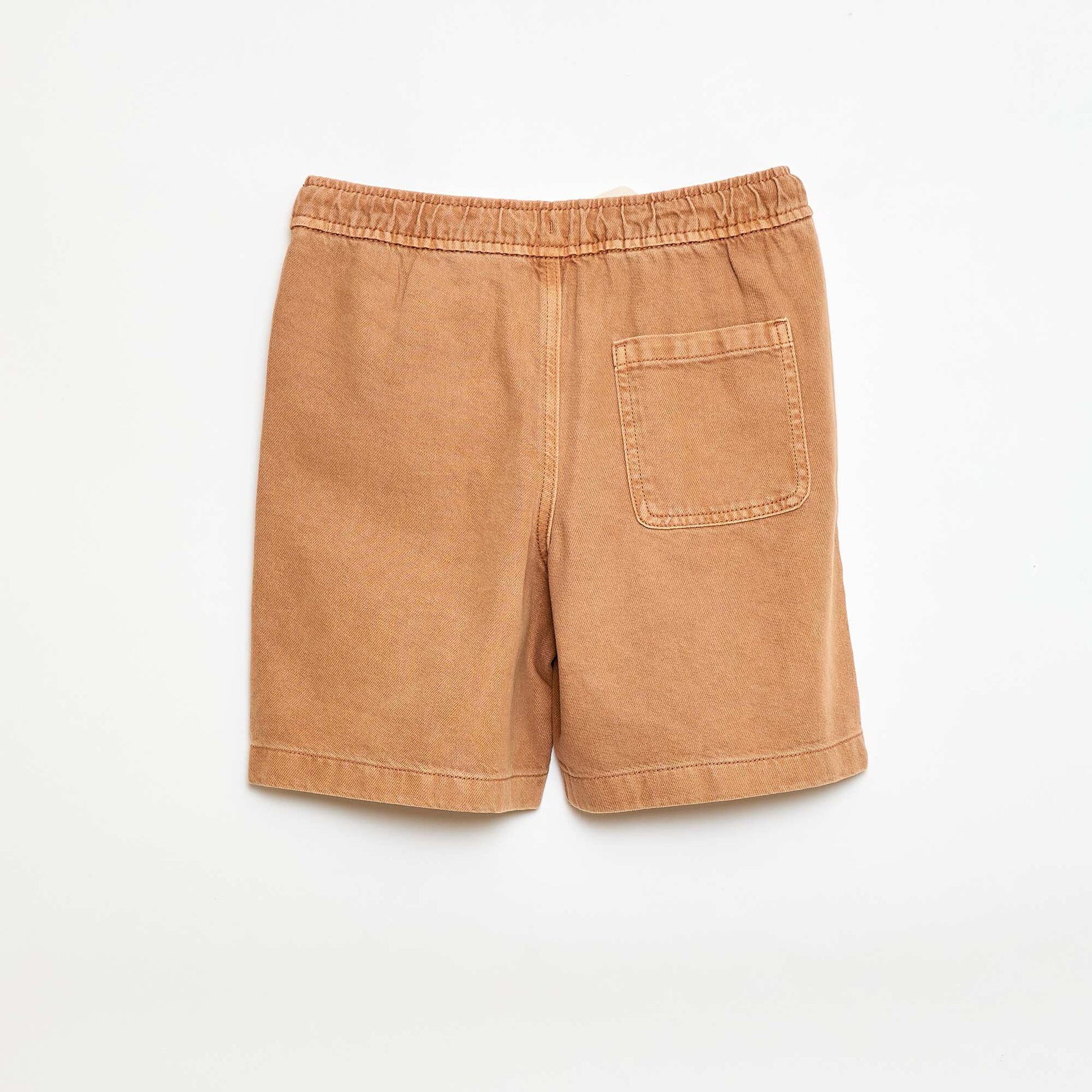 Bermuda en twill JAUNE