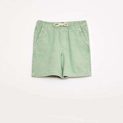 Bermuda en twill VERT