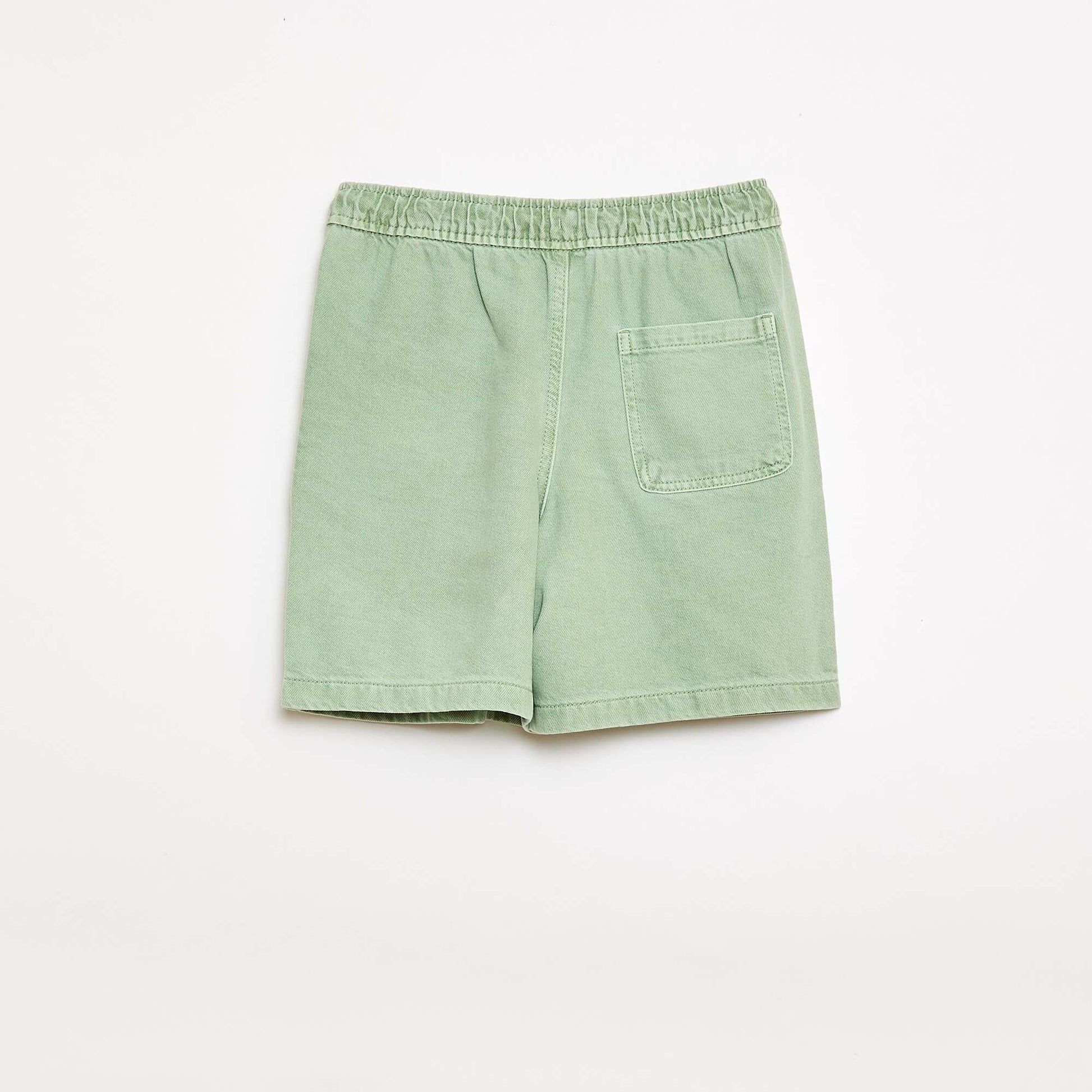 Bermuda en twill VERT