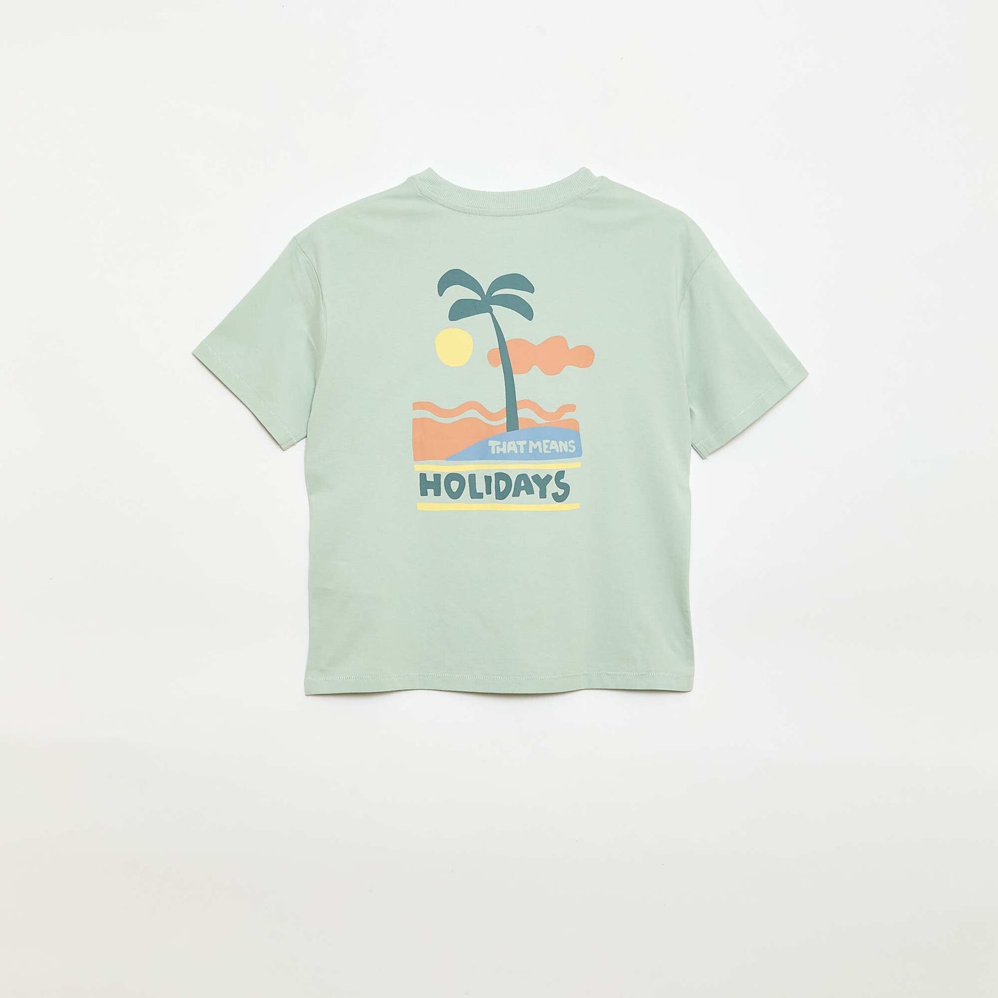 T-shirt oversize imprimé VERT