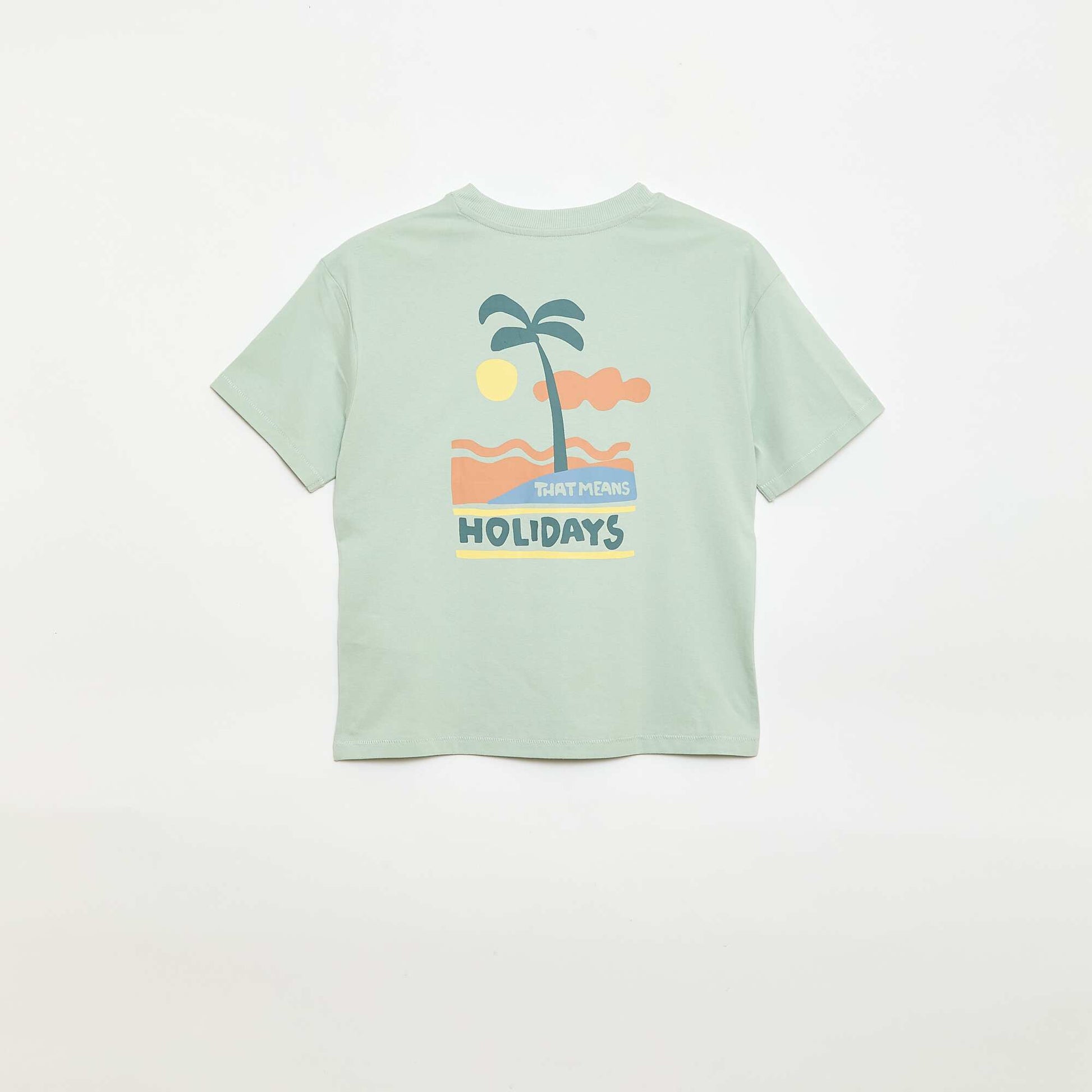 T-shirt oversize imprimé VERT
