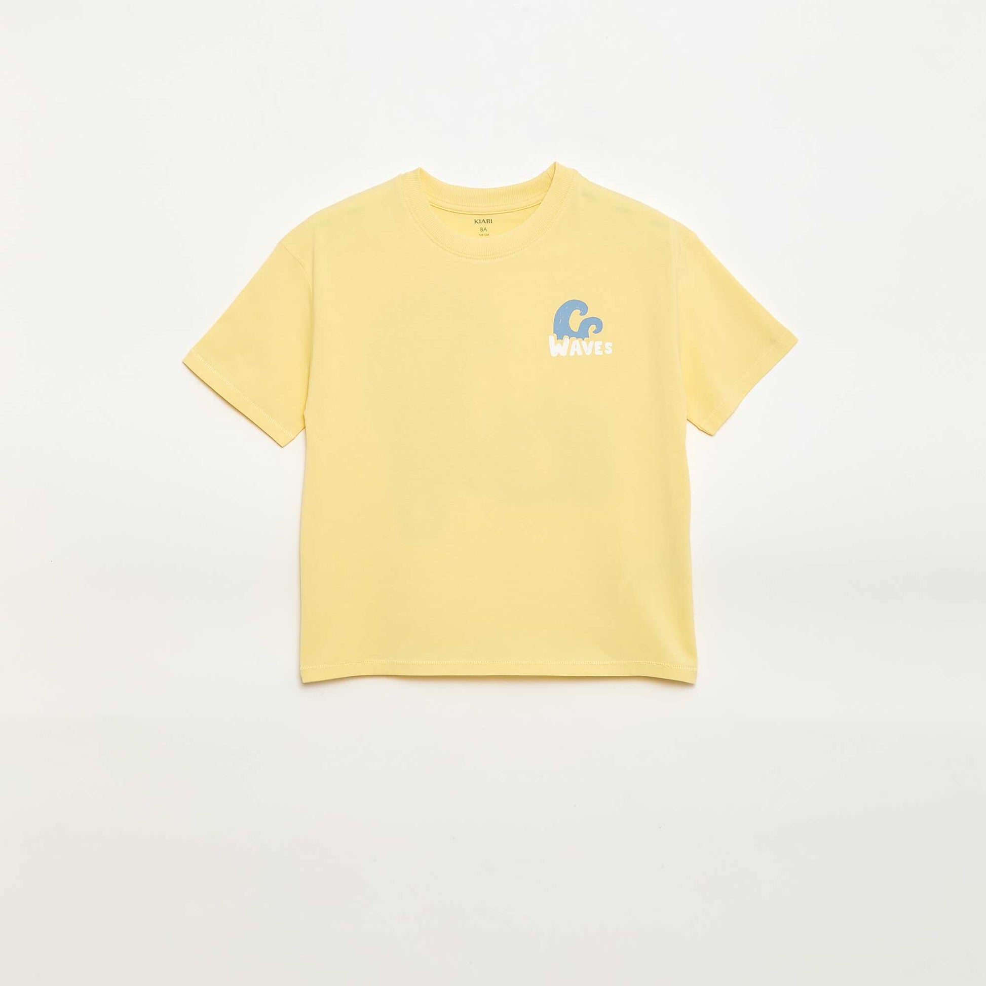 T-shirt oversize imprimé JAUNE