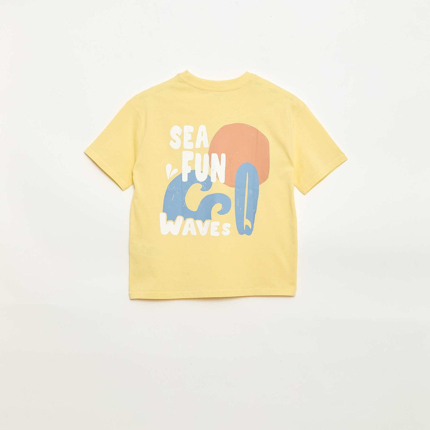 T-shirt oversize imprimé JAUNE