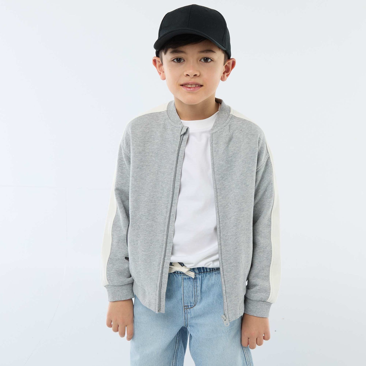 Veste de jogging bicolore GRIS