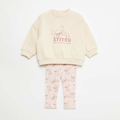 Ensemble Sweat-shirt + leggings 'Disney' BEIGE