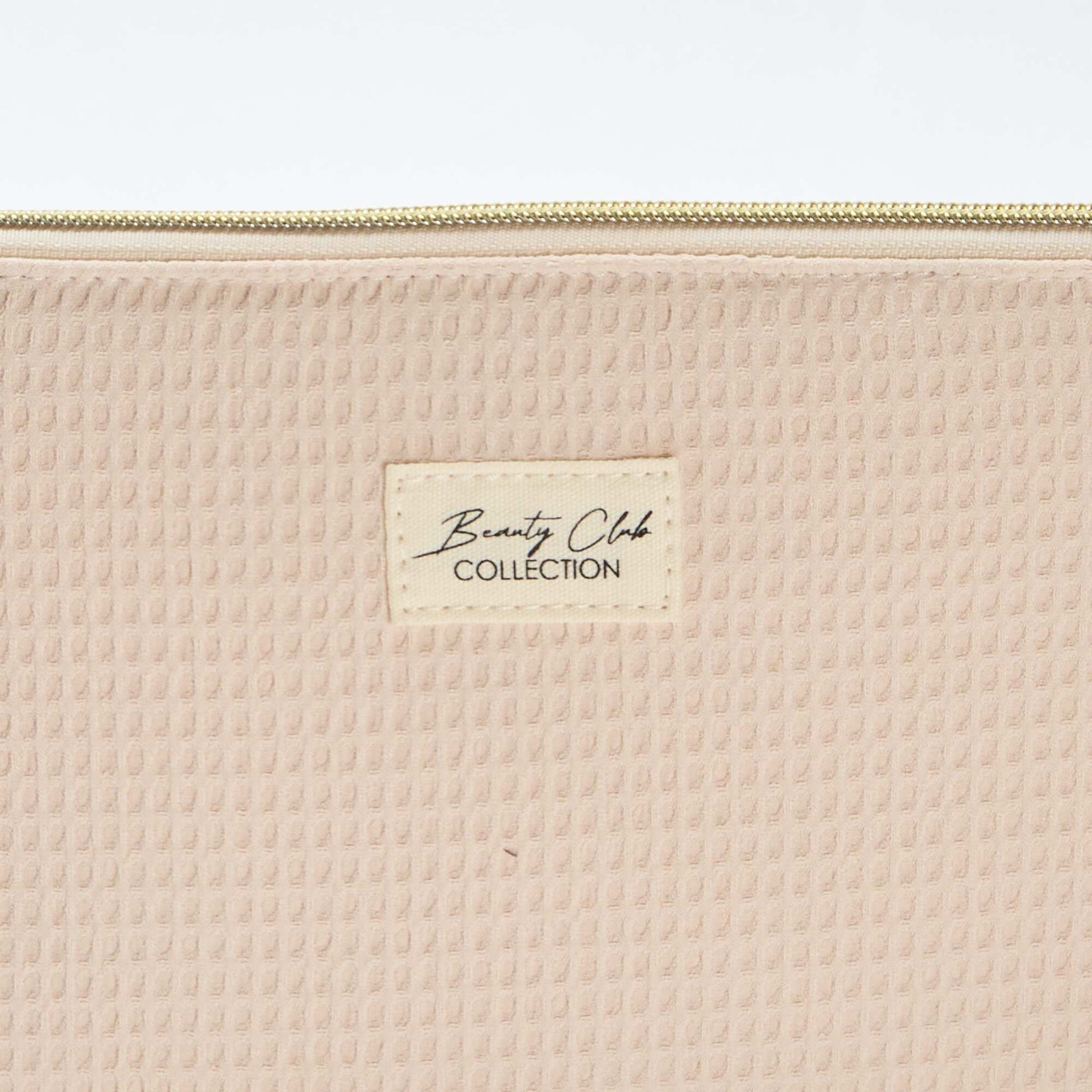 Trousse de rangement matelassée BEIGE