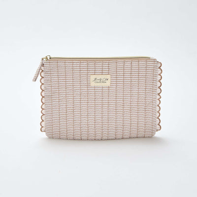 Trousse de rangement matelassée MARRON