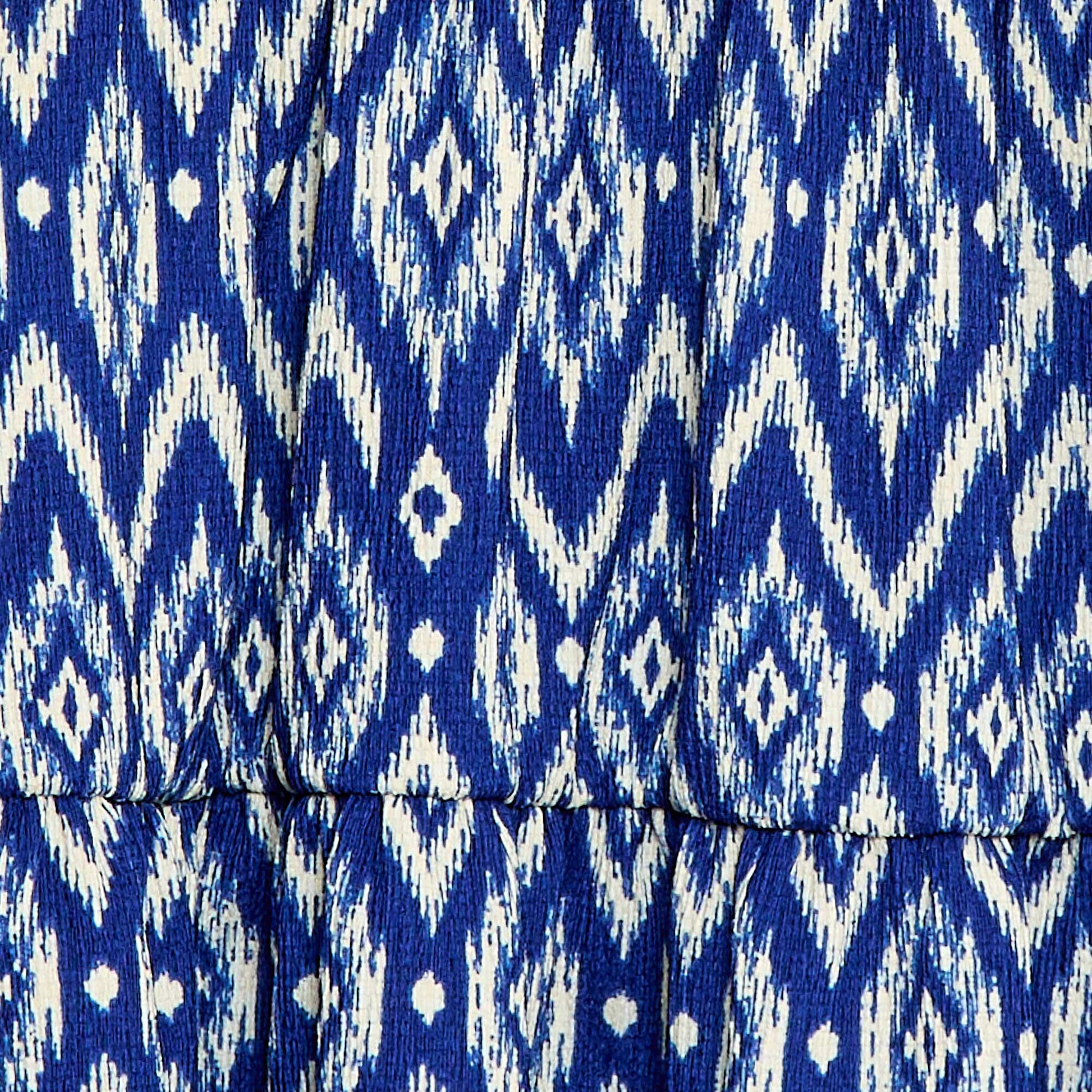 Robe en maille ajourée sur les côtés BLEU