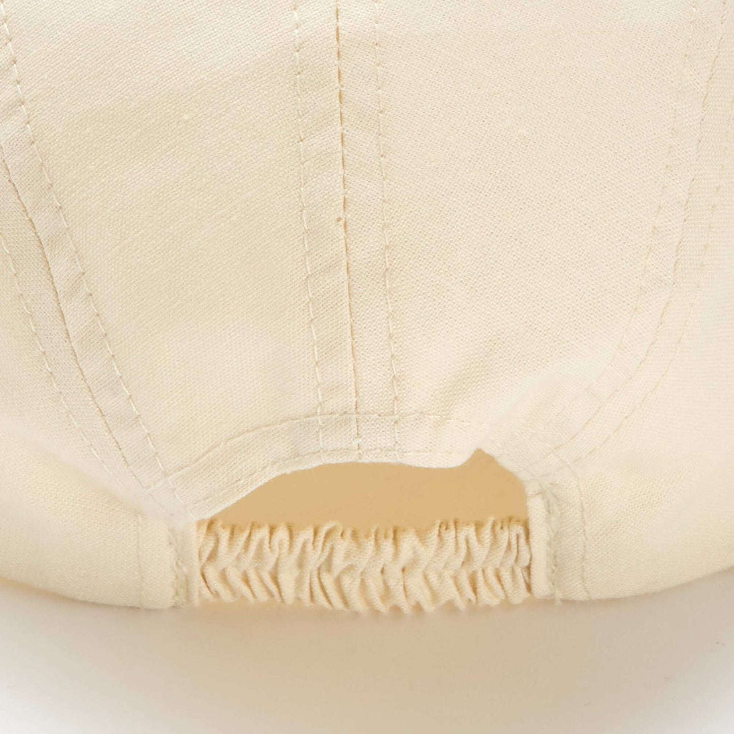Casquette en lin mélangé BEIGE