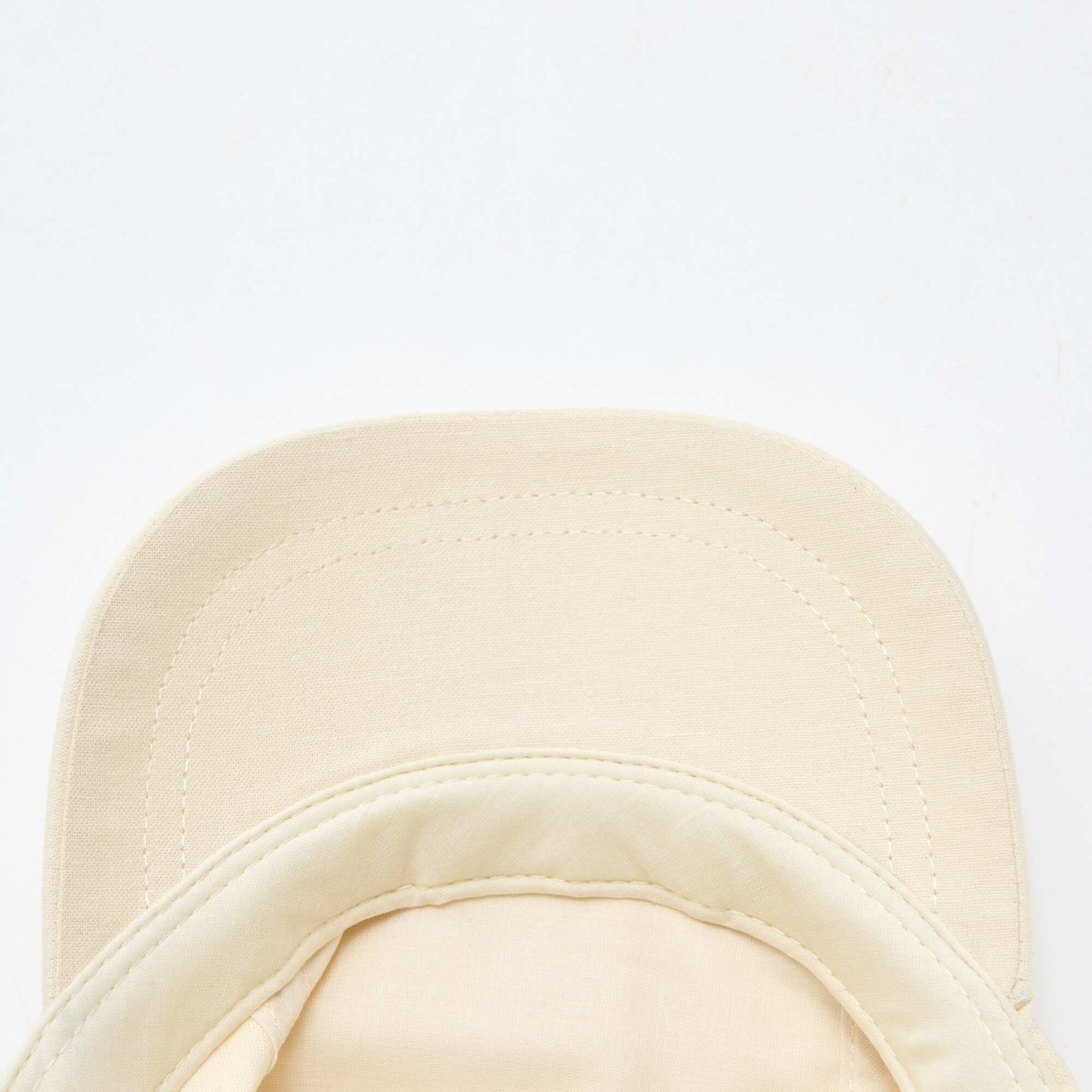 Casquette en lin mélangé BEIGE