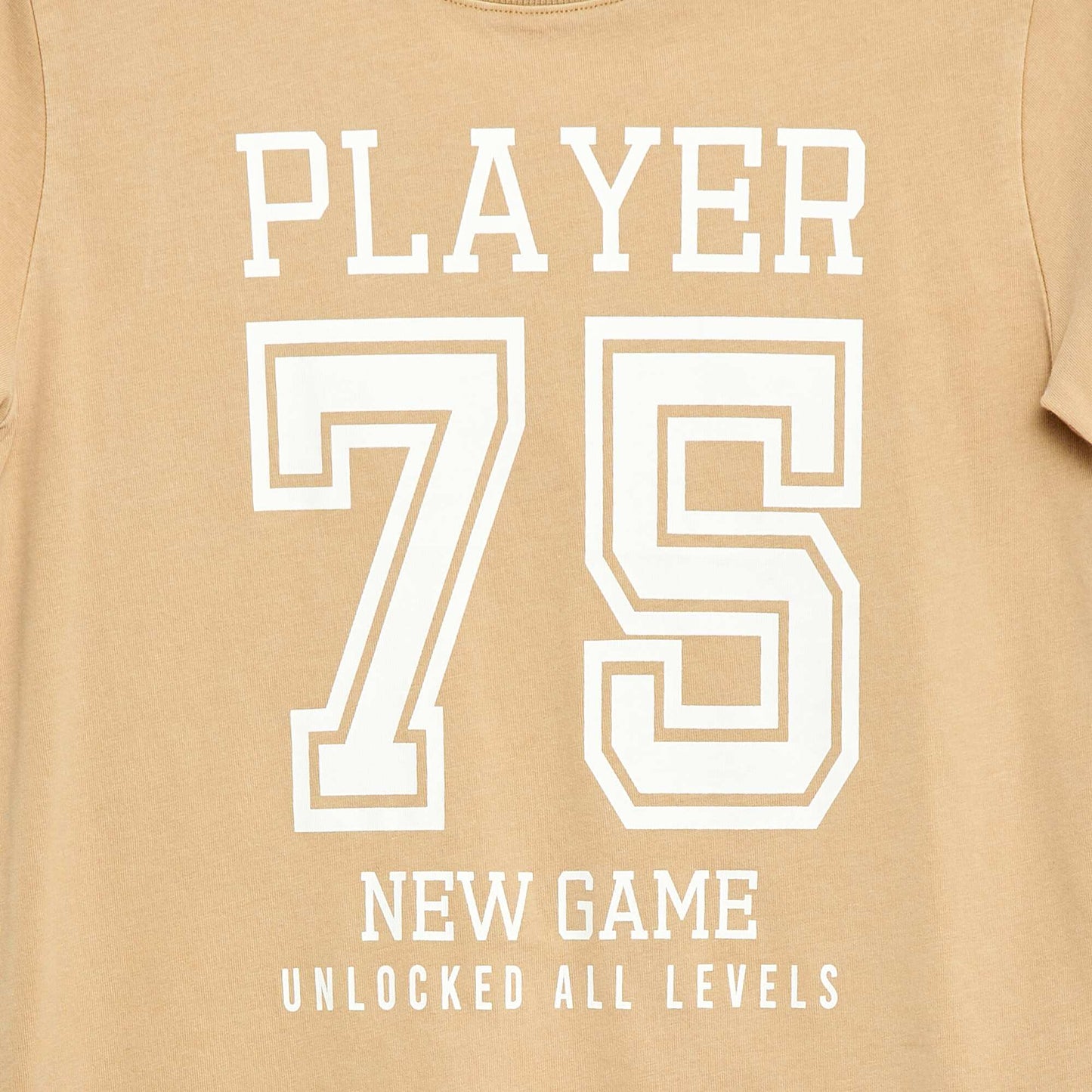 T-shirt esprit basketball BEIGE