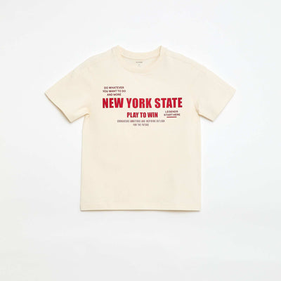 T-shirt esprit basketball BEIGE