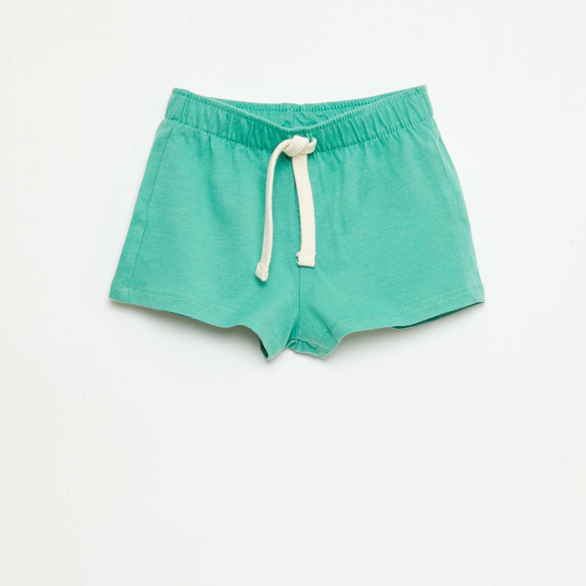 Lot de 2 shorts en jersey VERT