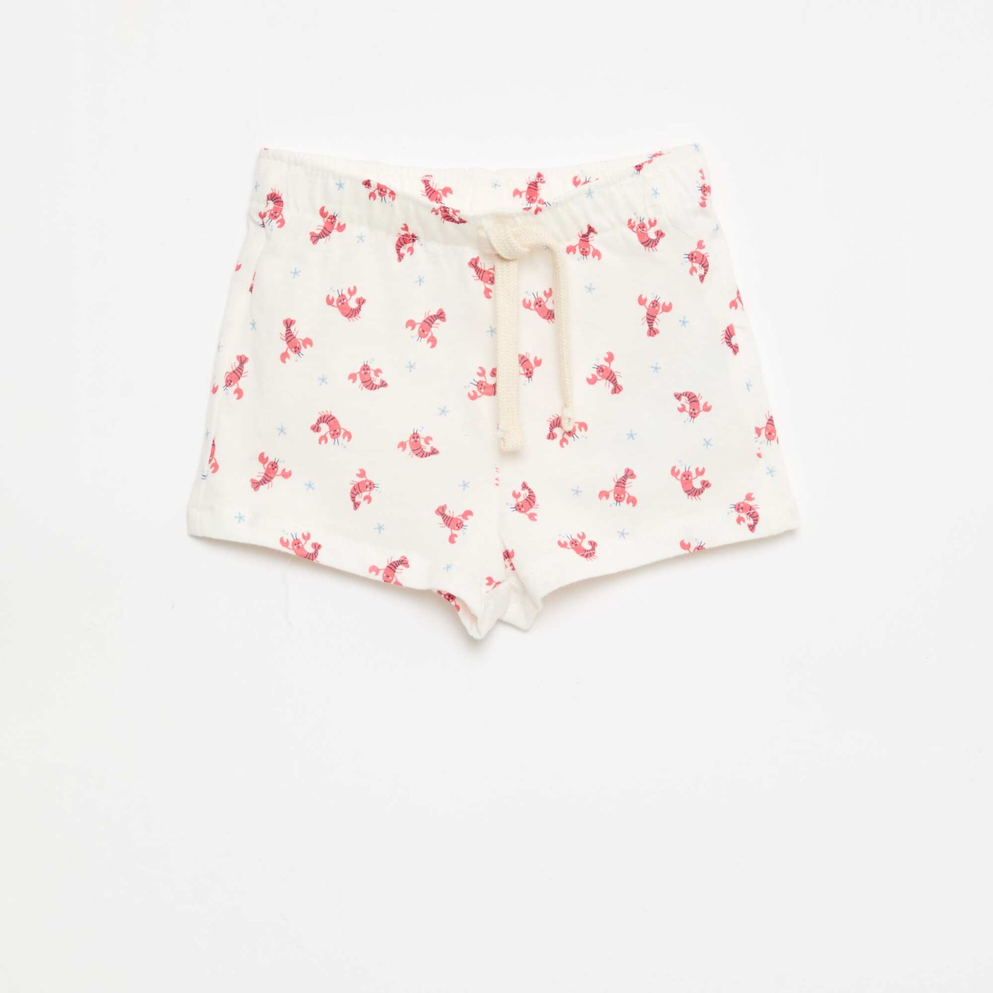Lot de 2 shorts en jersey BLANC
