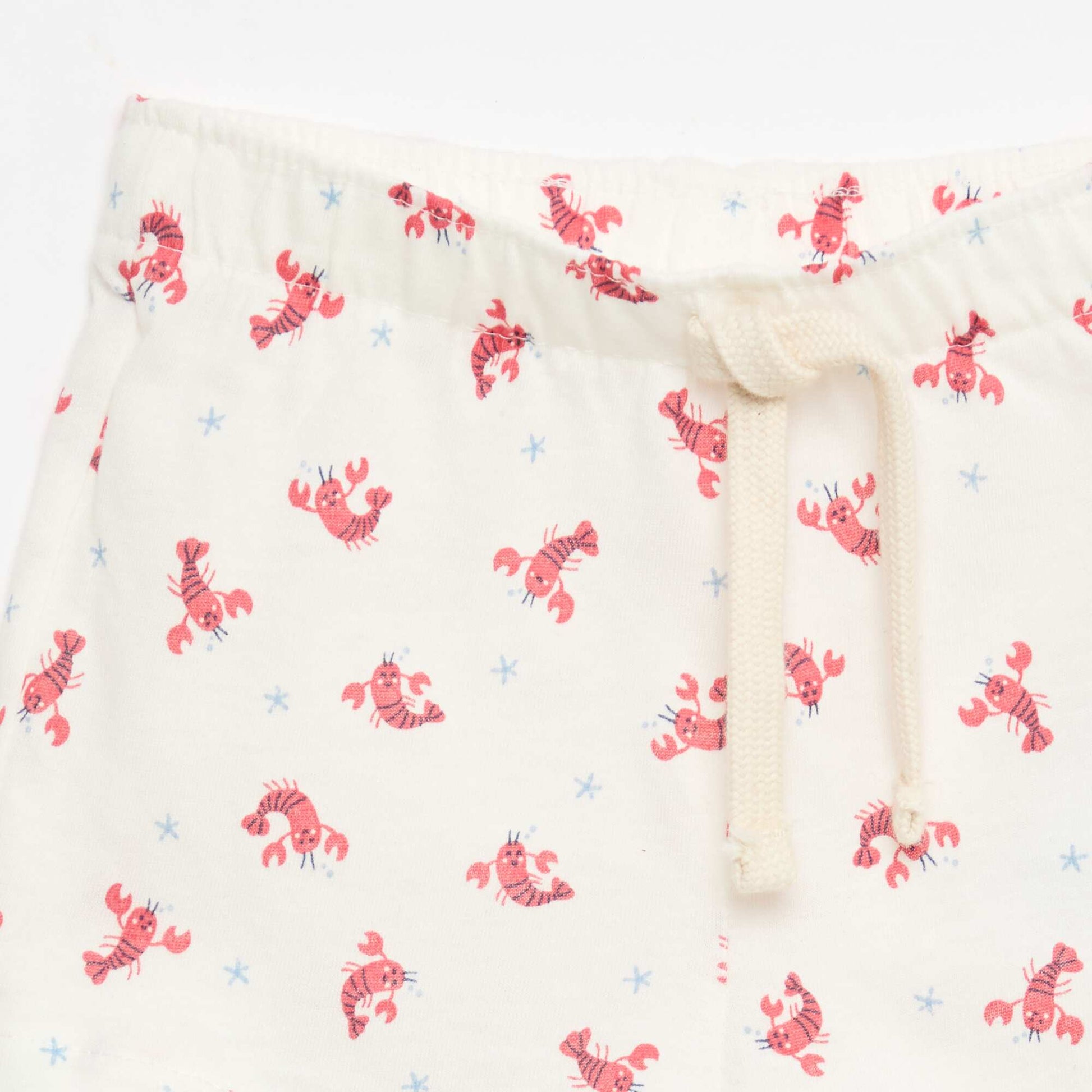 Lot de 2 shorts en jersey BLANC