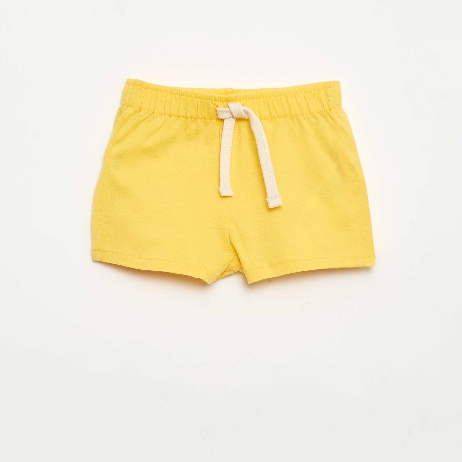 Lot de 2 shorts en jersey JAUNE
