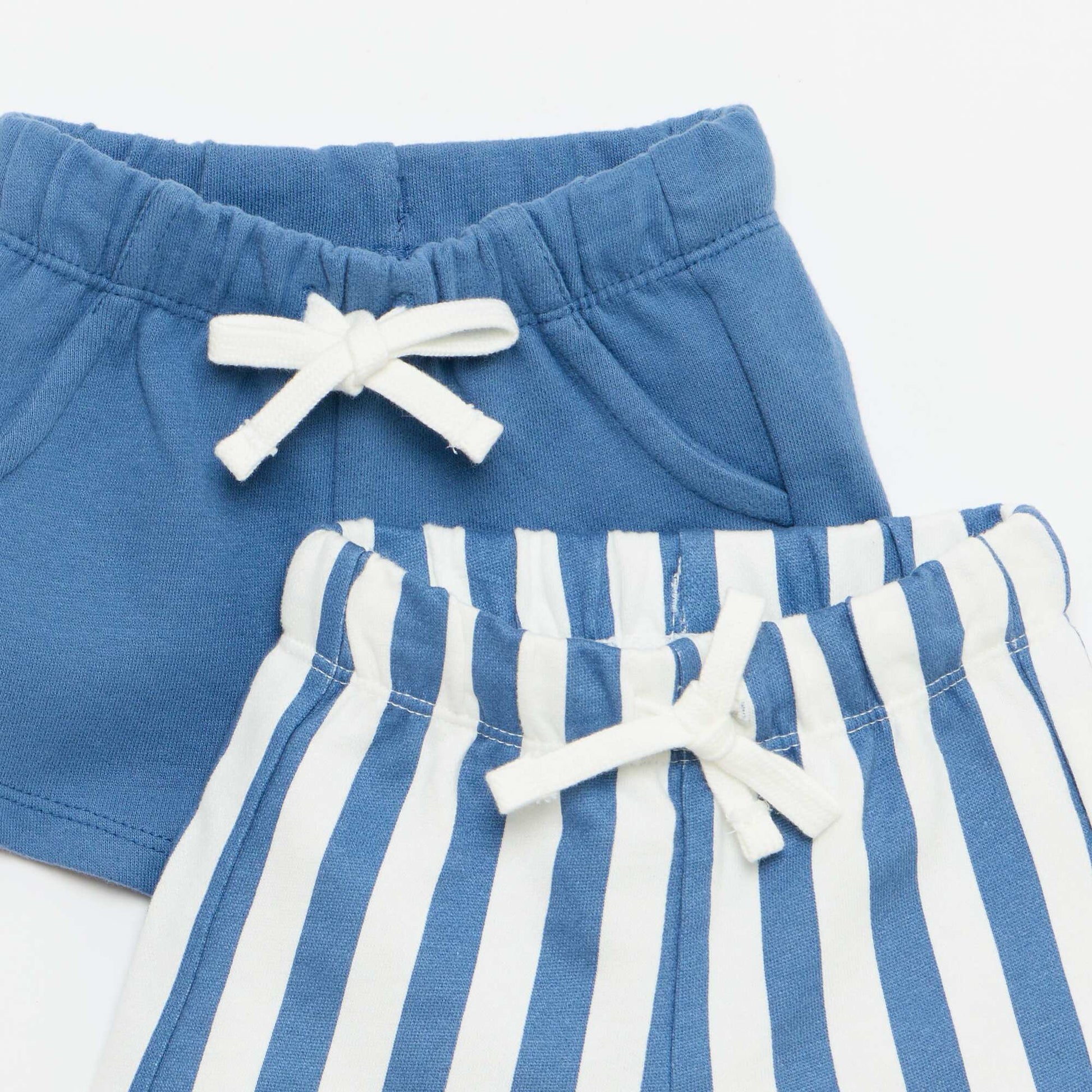 Lot de 2 shorts BLEU