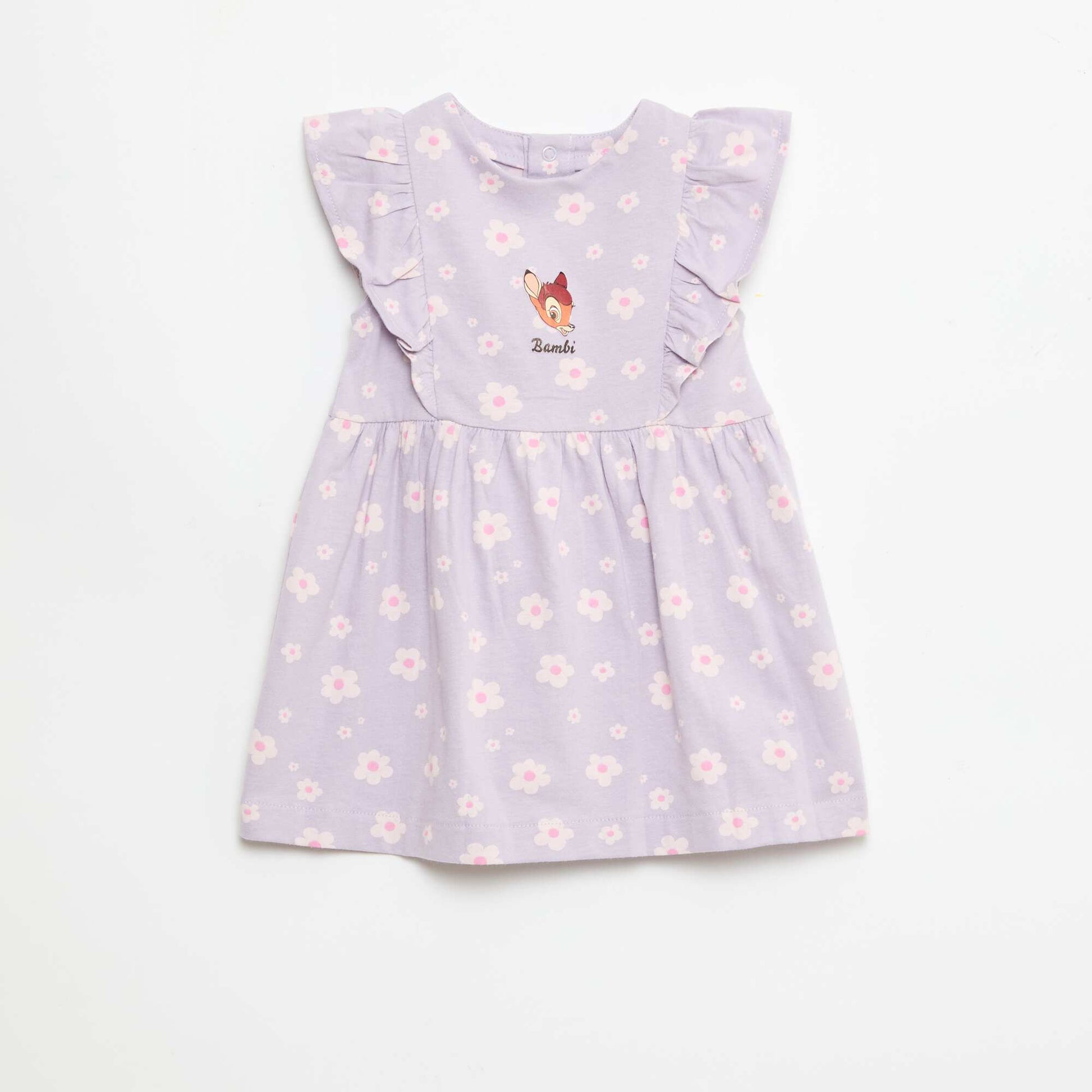 Robe 'Disney' avec volants en coton léger VIOLET