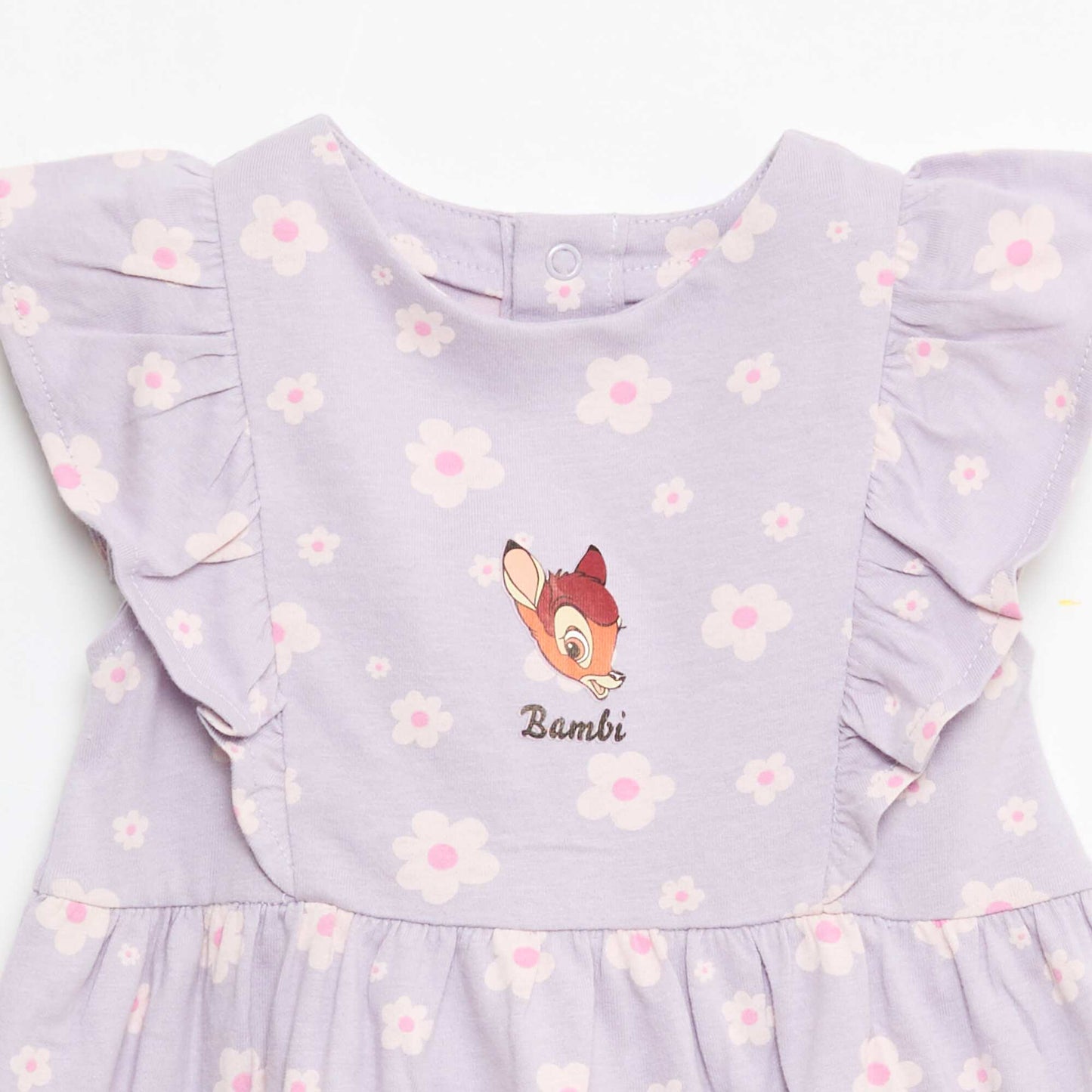 Robe 'Disney' avec volants en coton léger VIOLET