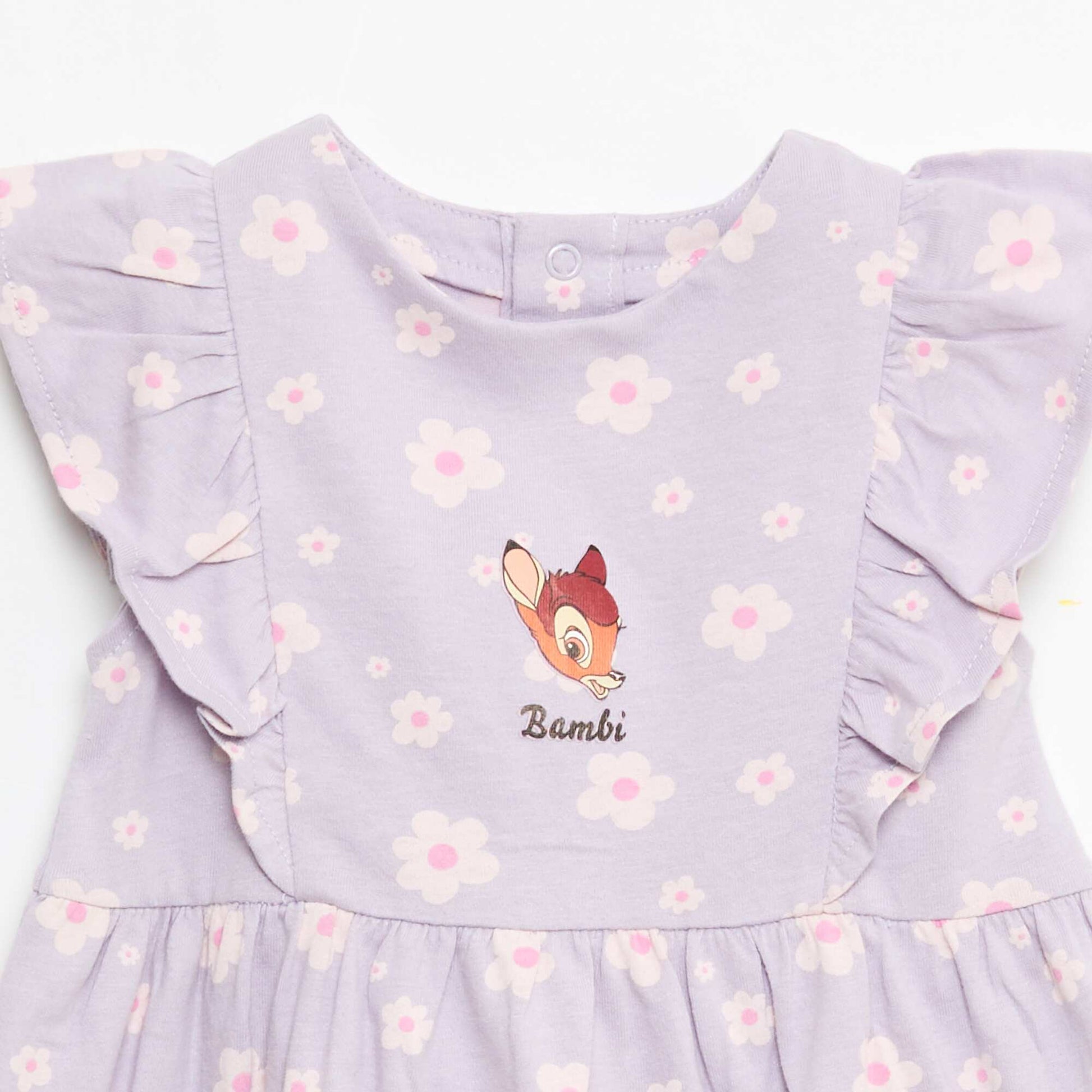 Robe 'Disney' avec volants en coton léger VIOLET