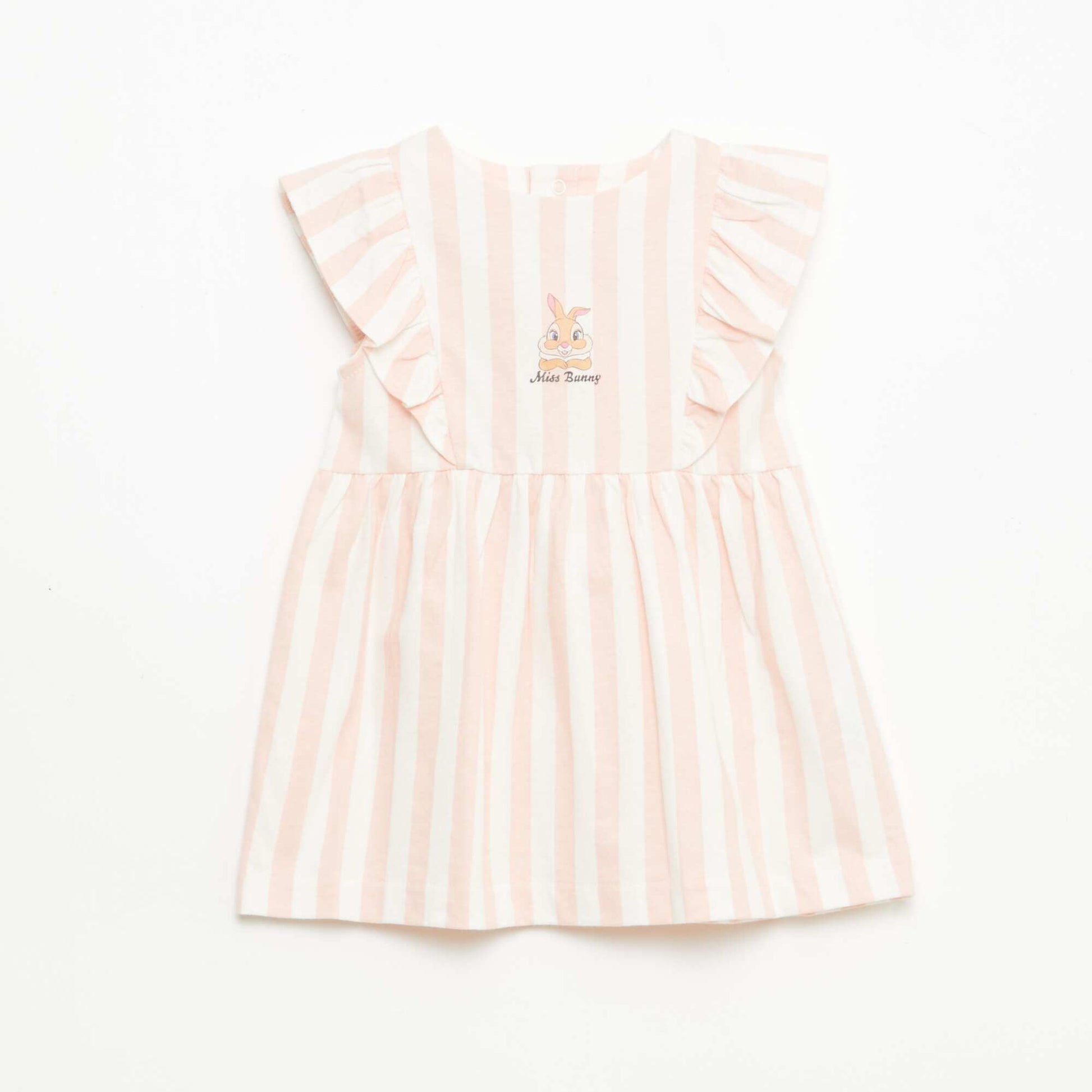 Robe 'Disney' avec volants en coton léger ROSE