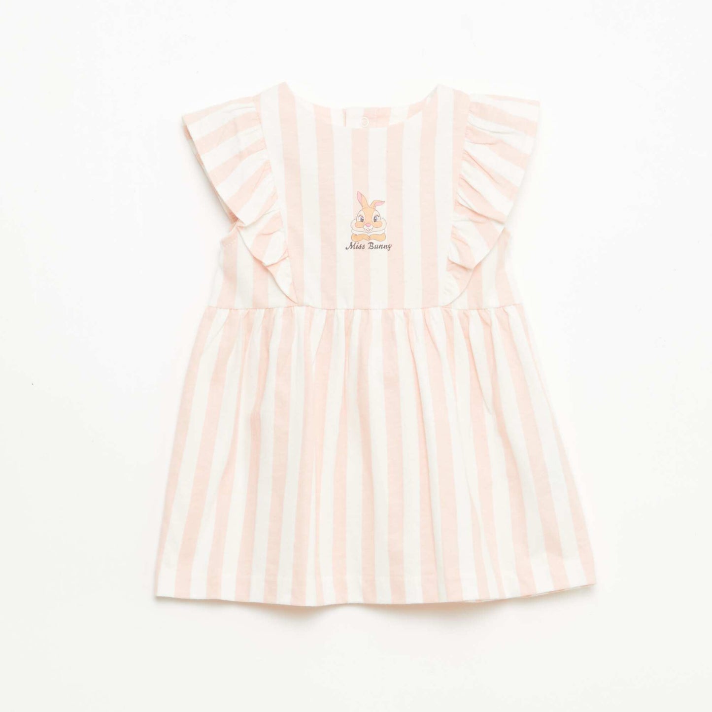 Robe 'Disney' avec volants en coton léger ROSE