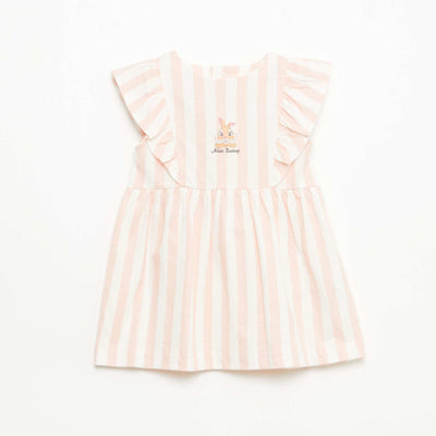 Robe 'Disney' avec volants en coton léger ROSE