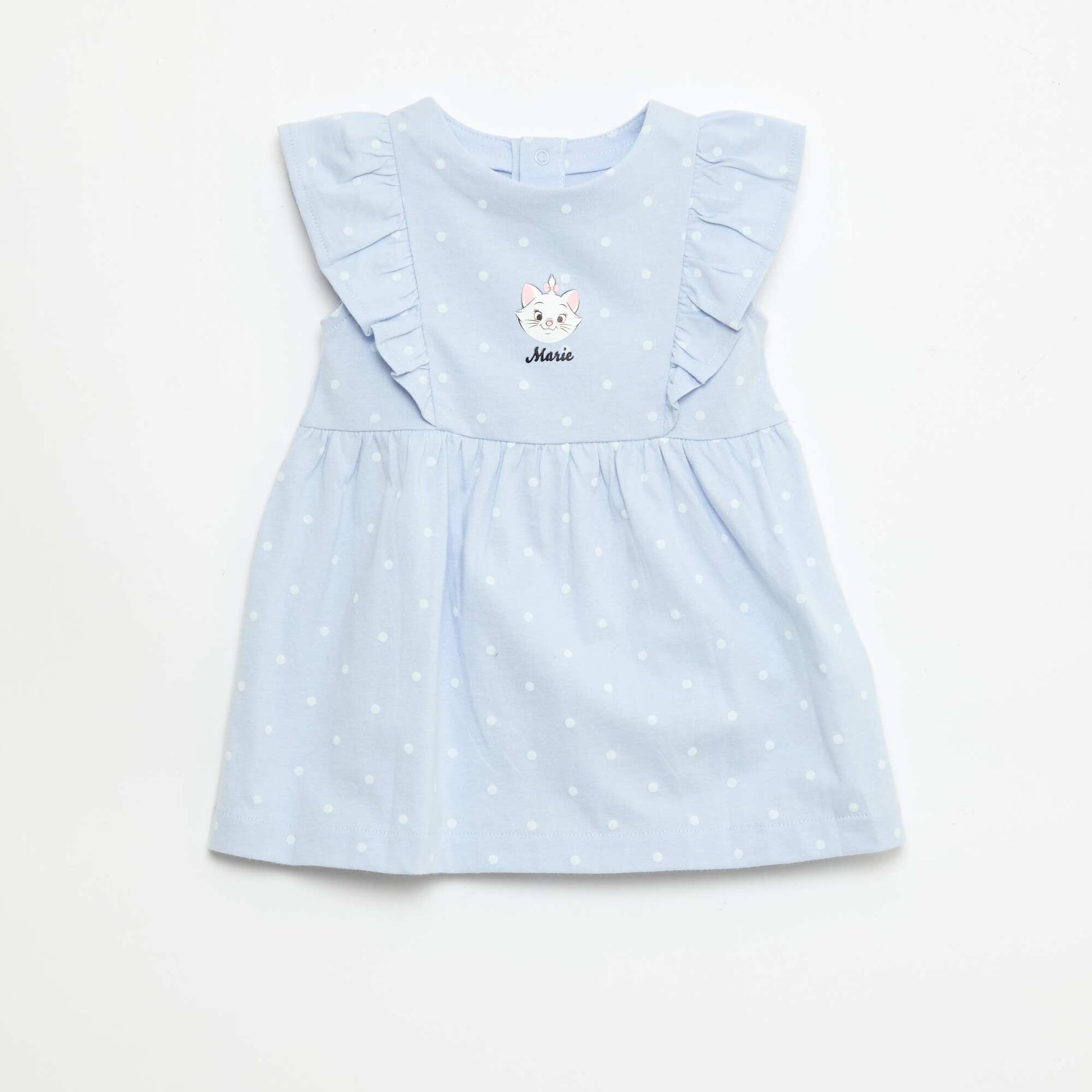 Robe 'Disney' avec volants en coton léger MAUVE/LILAS