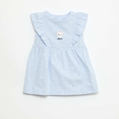 Robe 'Disney' avec volants en coton léger MAUVE/LILAS